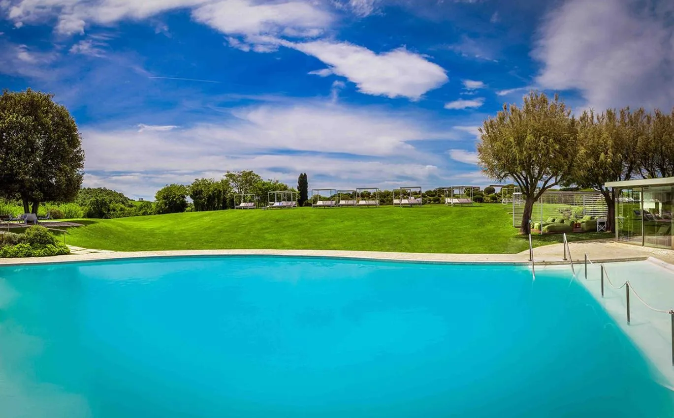 Pool view in San Giovanni Terme Rapolano