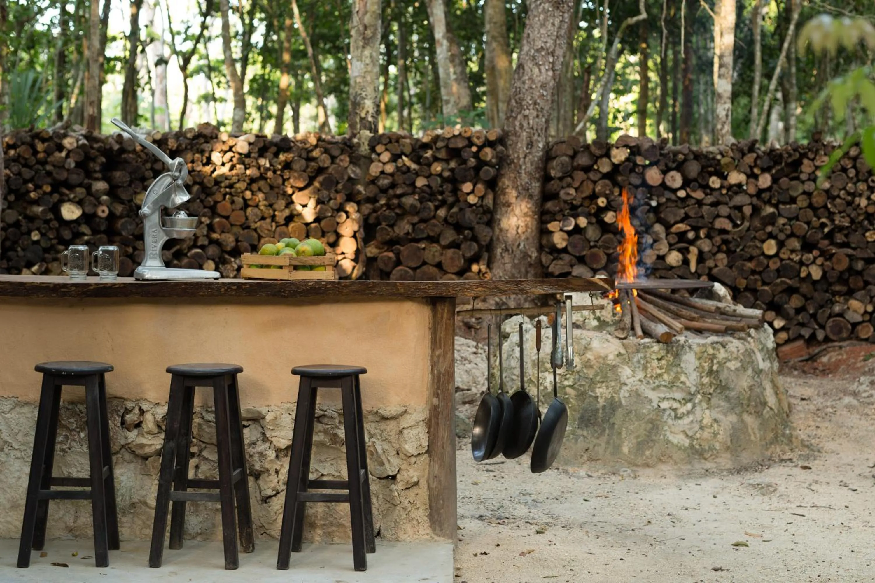 BBQ facilities in MELI-MELO P&B