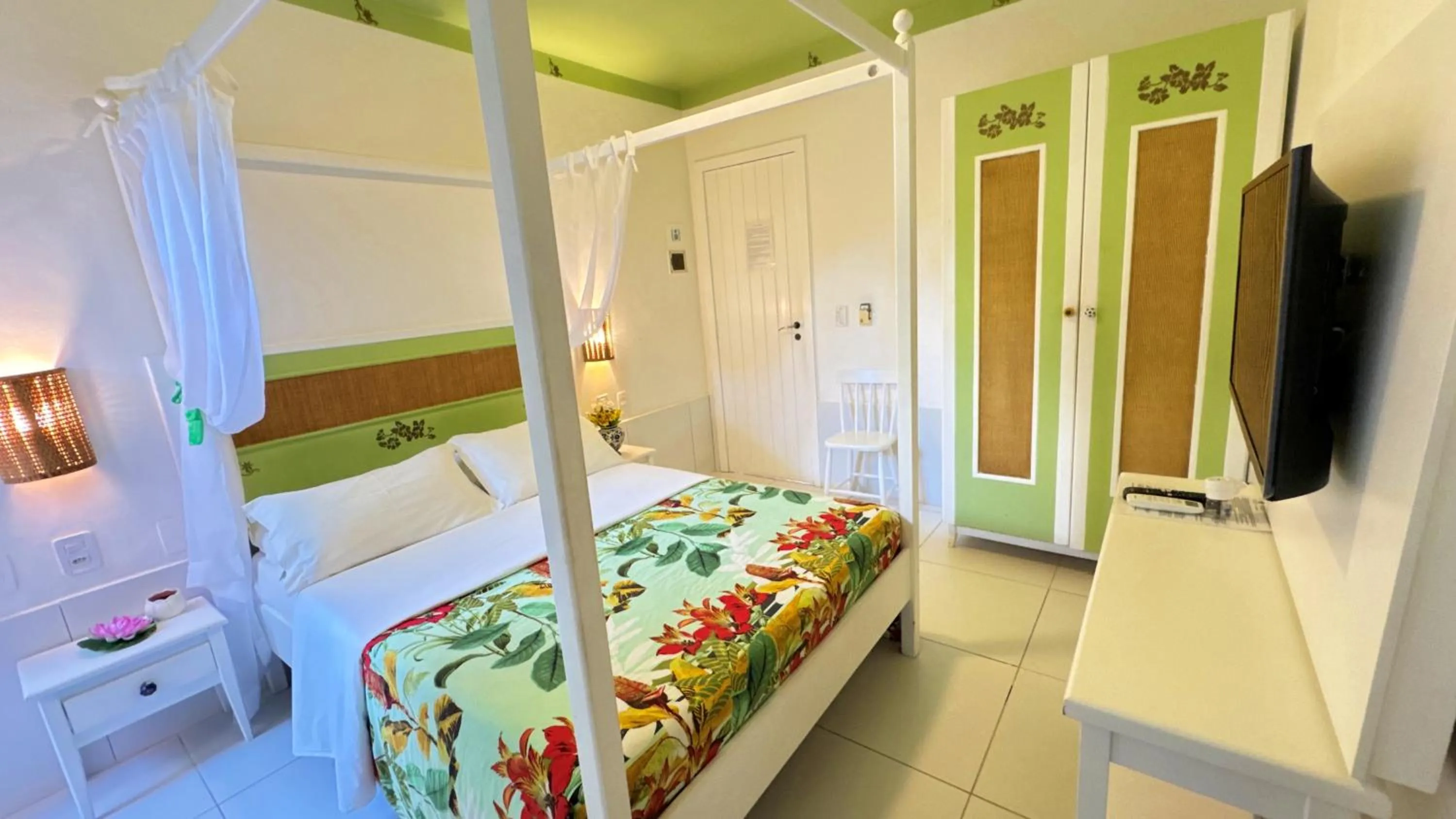 Bed in Villa Baobá Pousada & Spa