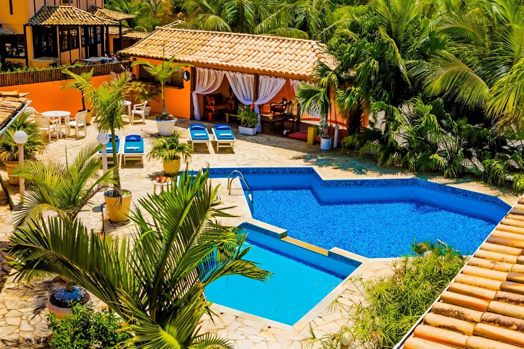 Pool view in Villa Baobá Pousada & Spa
