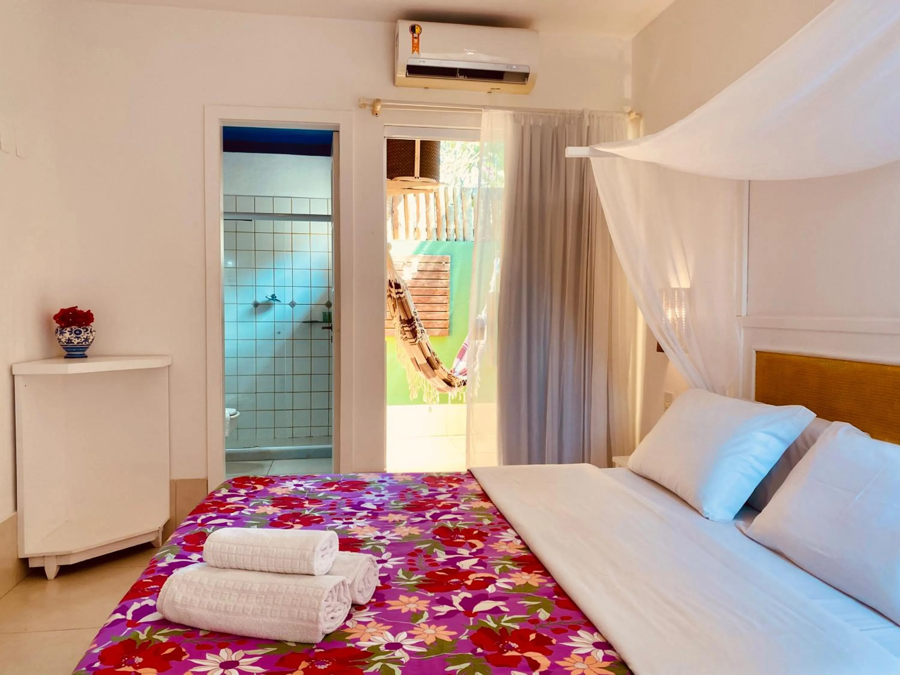 Bed in Villa Baobá Pousada & Spa