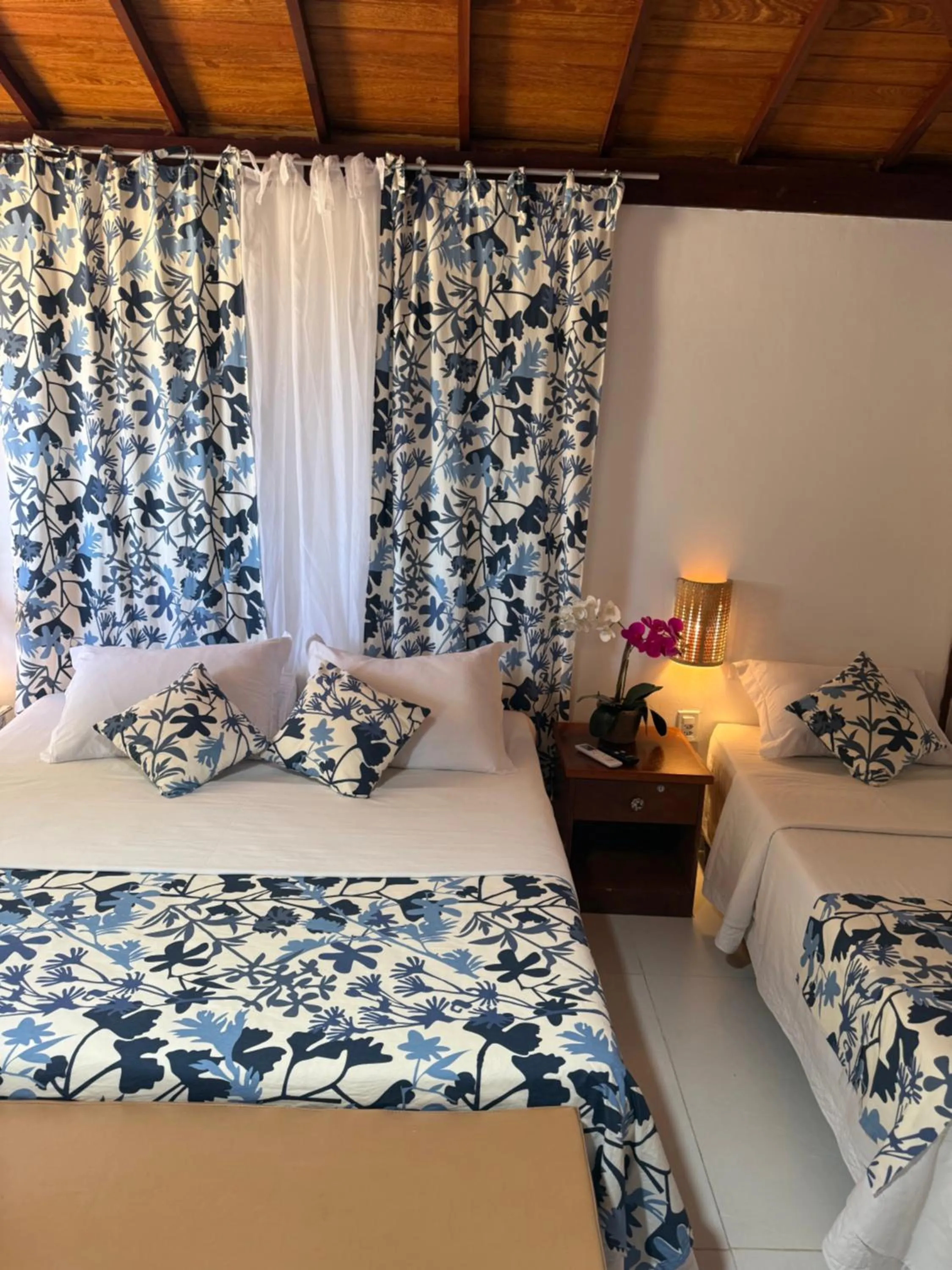 Bed in Villa Baobá Pousada & Spa