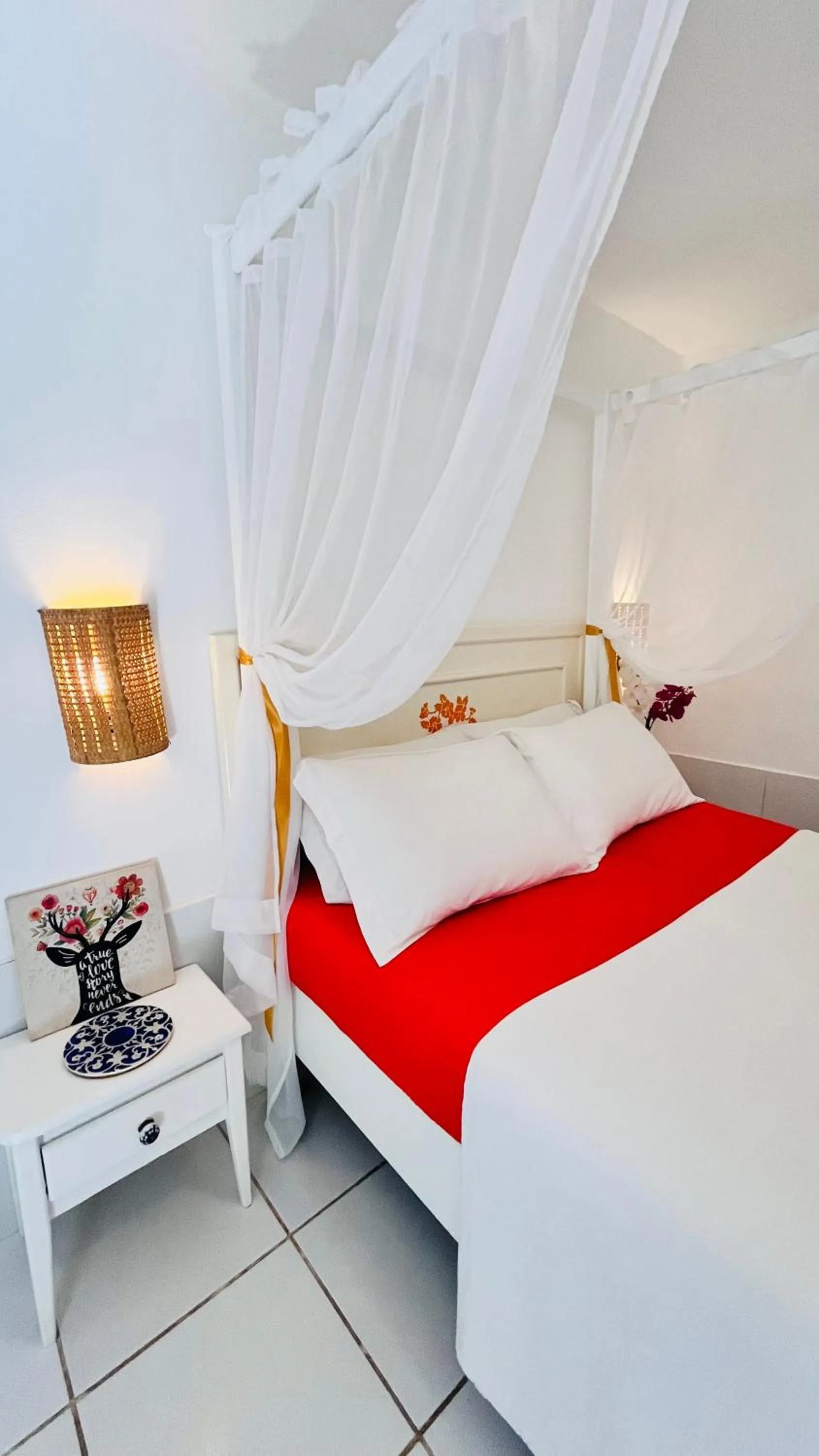 Bed in Villa Baobá Pousada & Spa