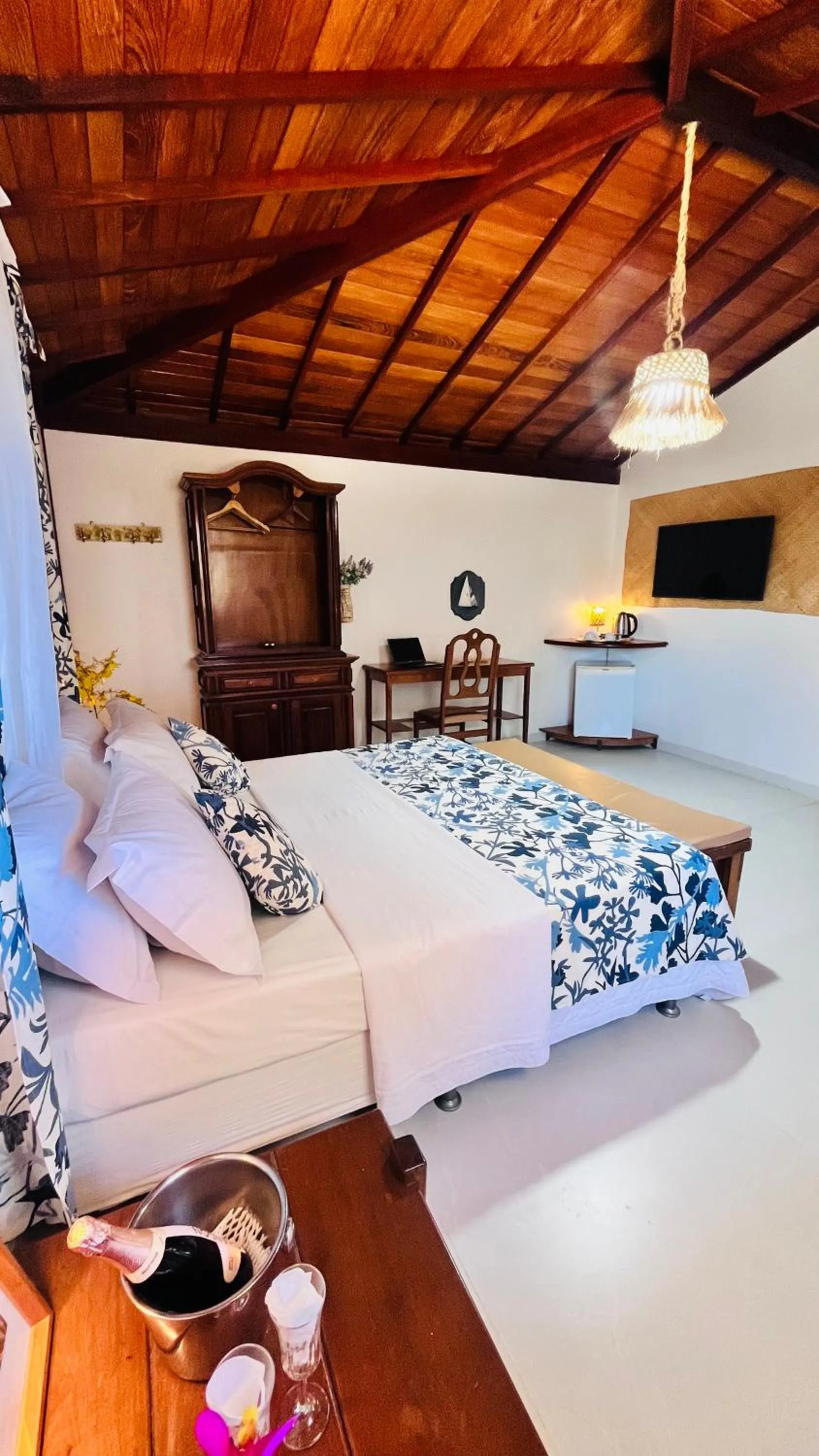 Bed in Villa Baobá Pousada & Spa