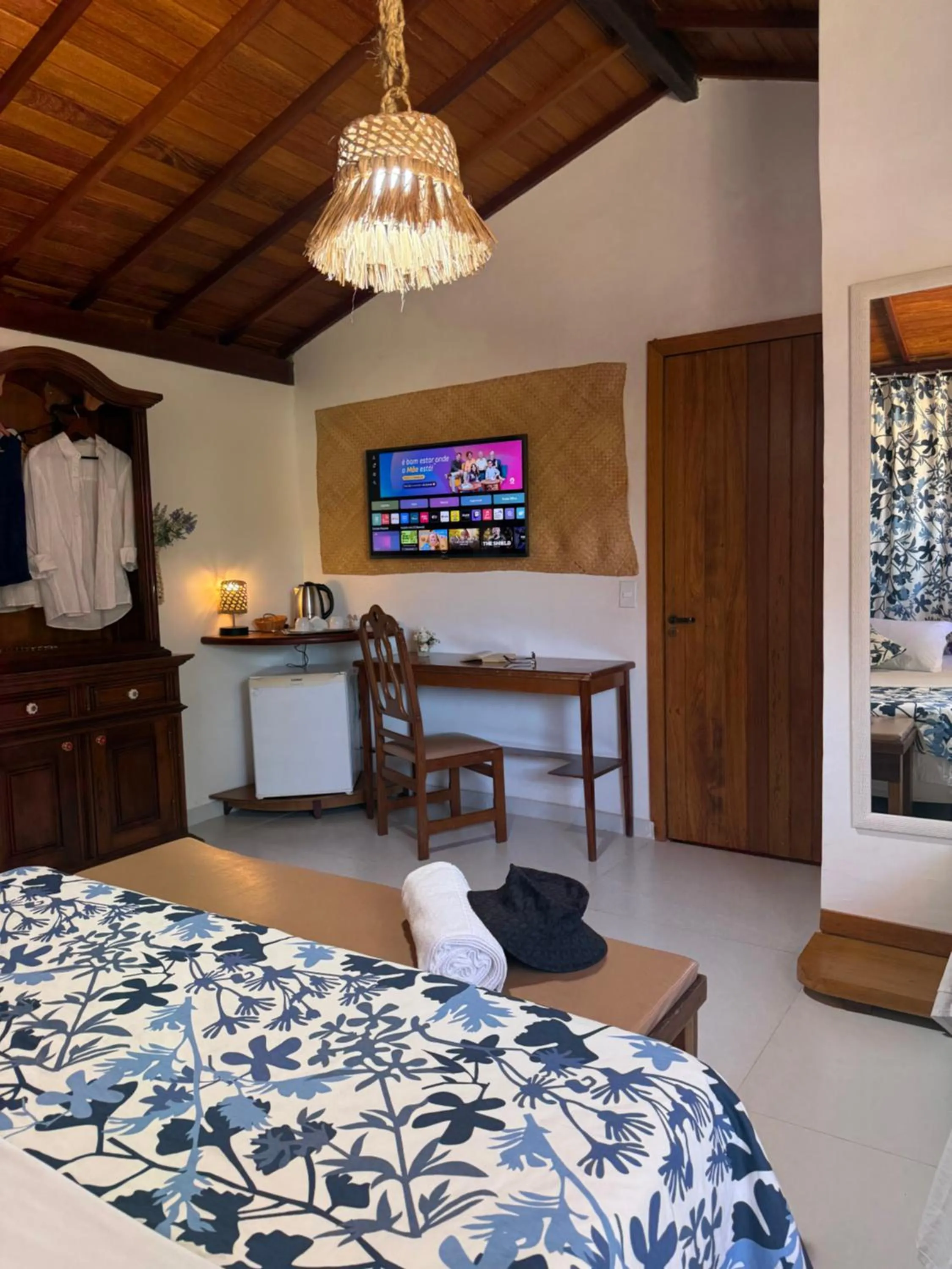 Bed in Villa Baobá Pousada & Spa