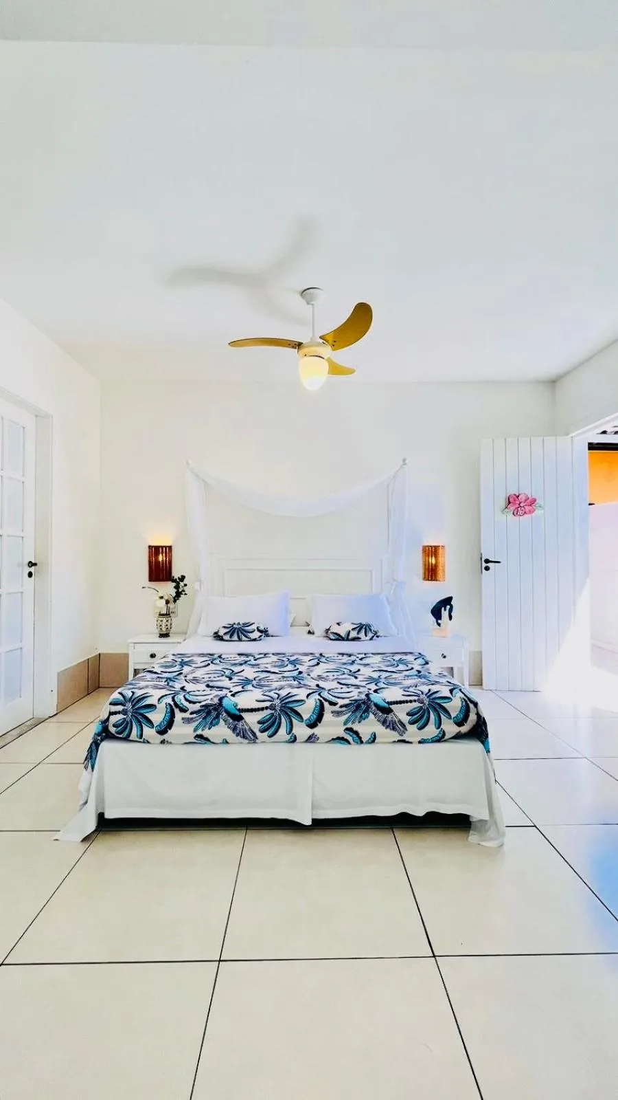 Bed in Villa Baobá Pousada & Spa