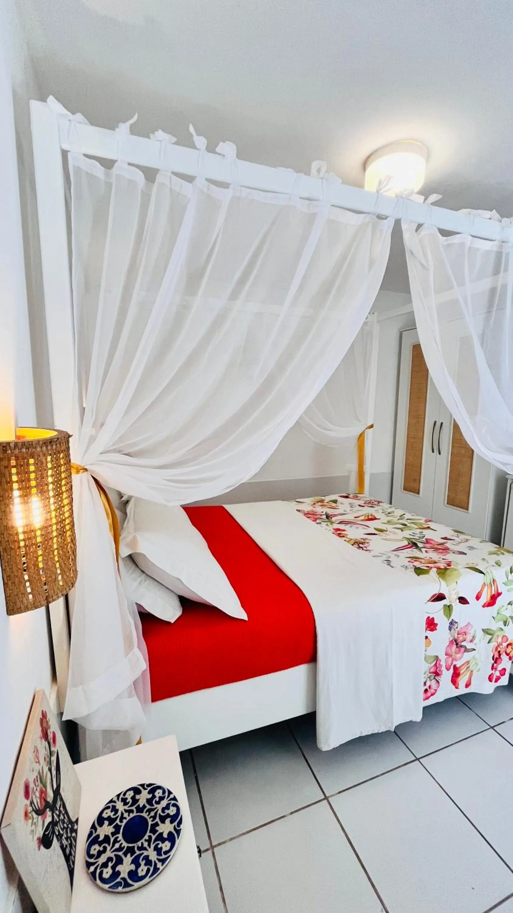 Bed in Villa Baobá Pousada & Spa