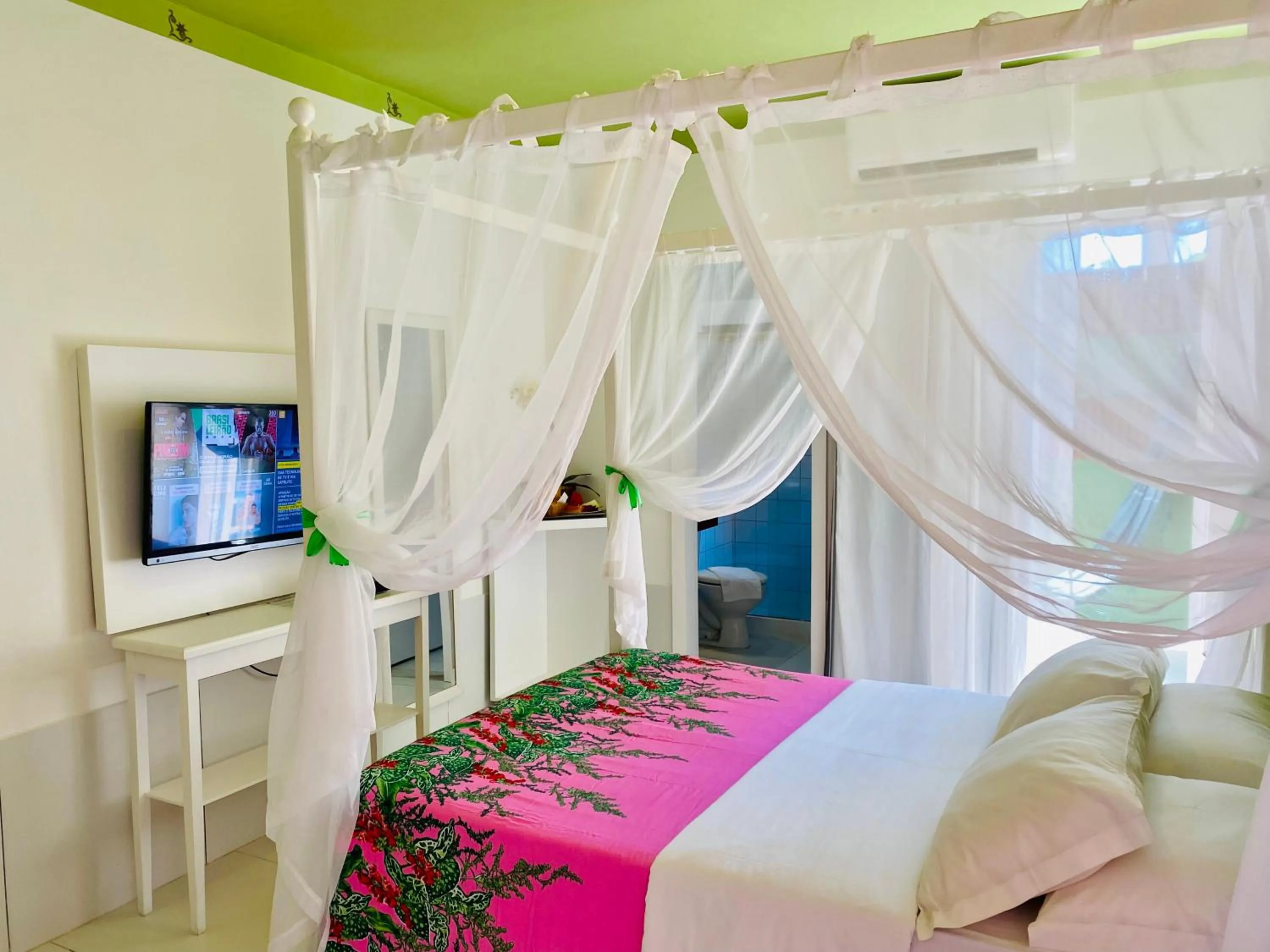 Bed in Villa Baobá Pousada & Spa