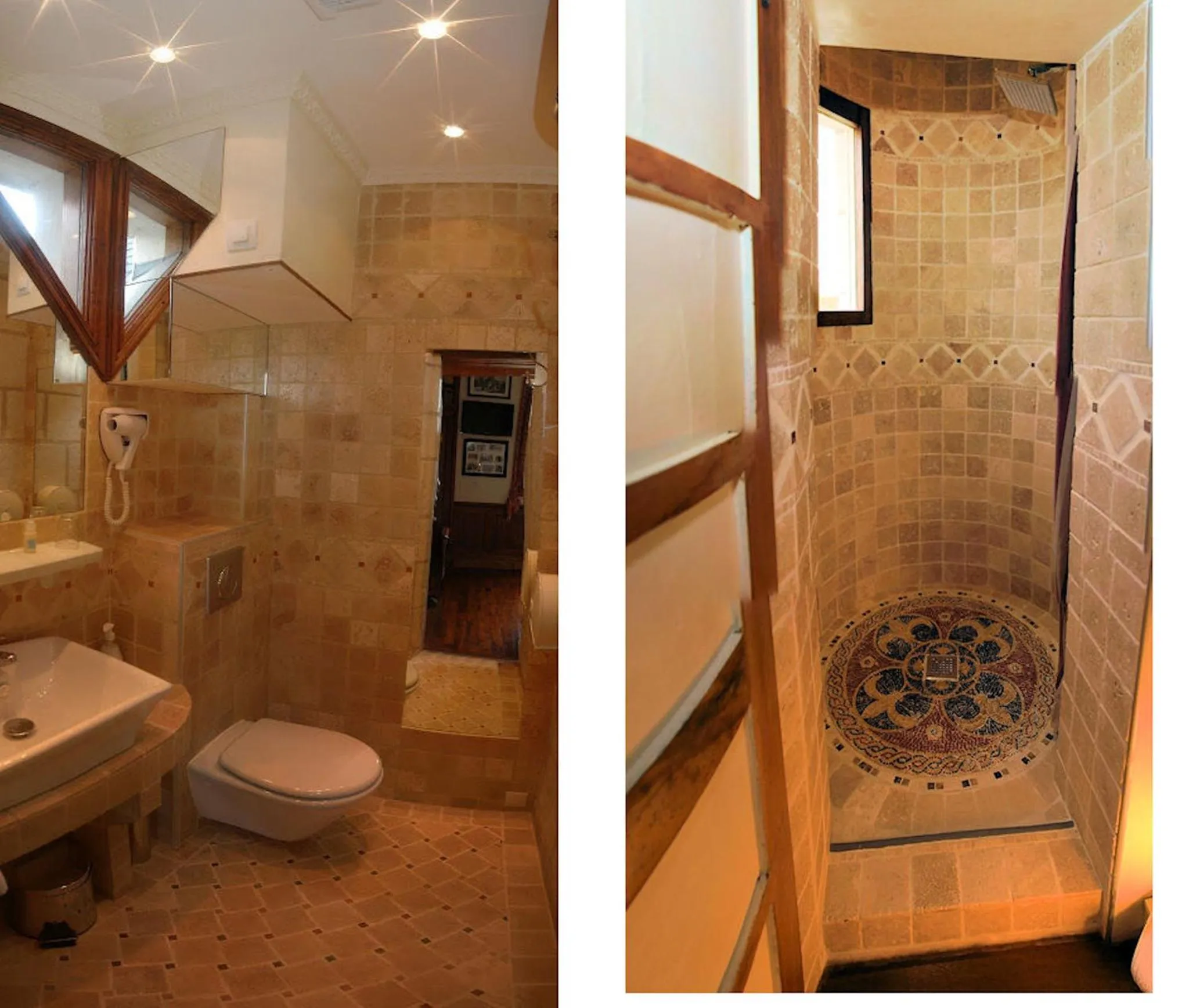 Shower in La Maison de l'Argentier du Roy