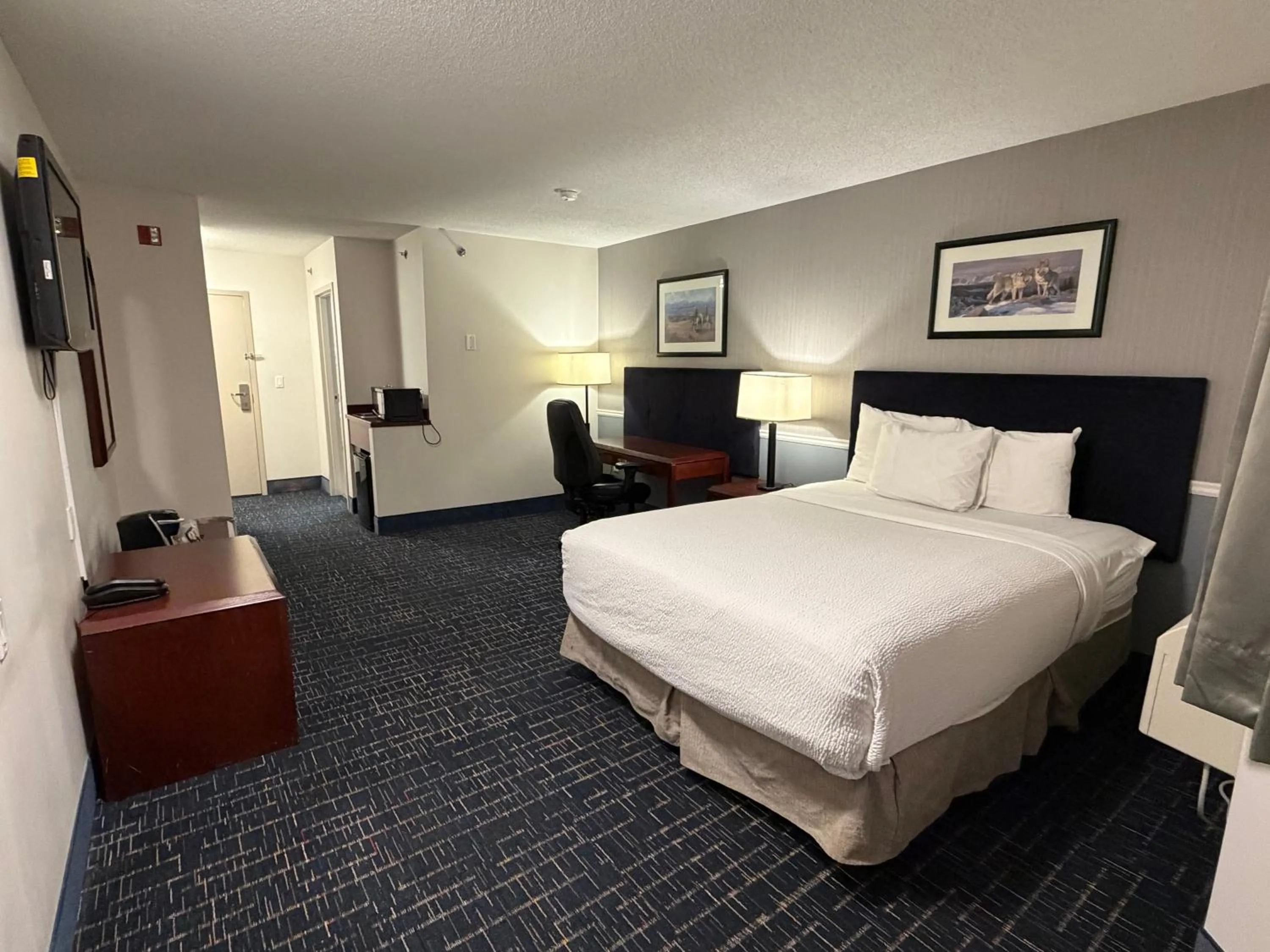 Bed in Divya Sutra Plaza and Conference Centre Calgary Airport