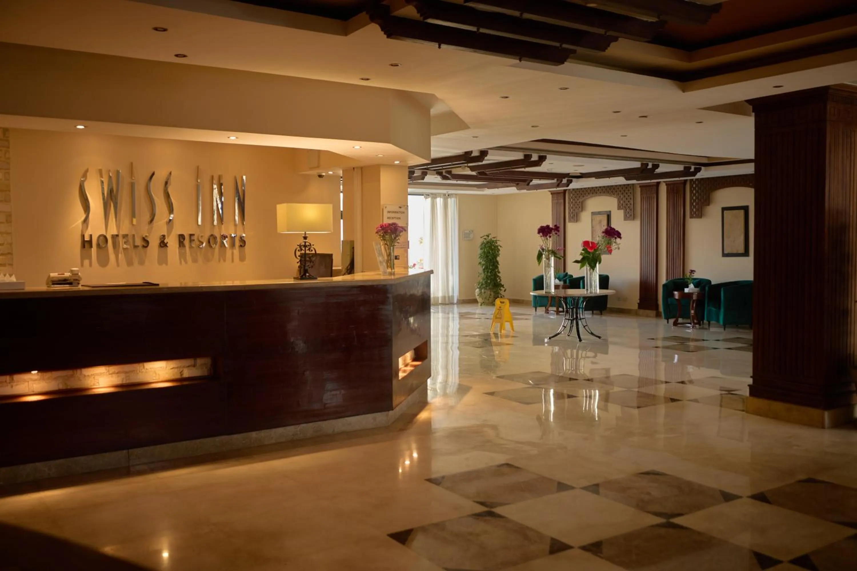 Lobby or reception in Swiss Inn Plaza Hotel