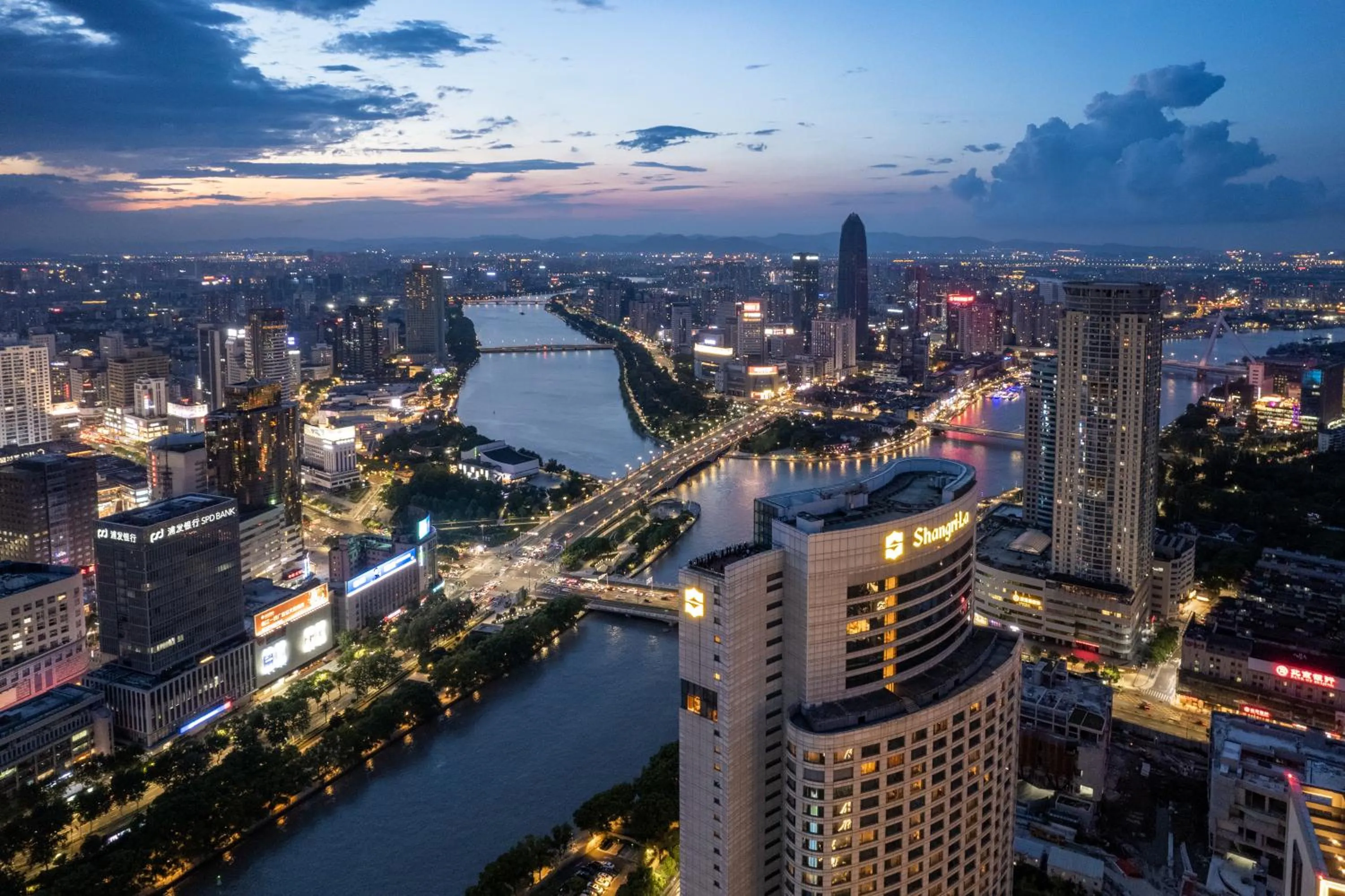 Nearby landmark in Shangri-La Ningbo
