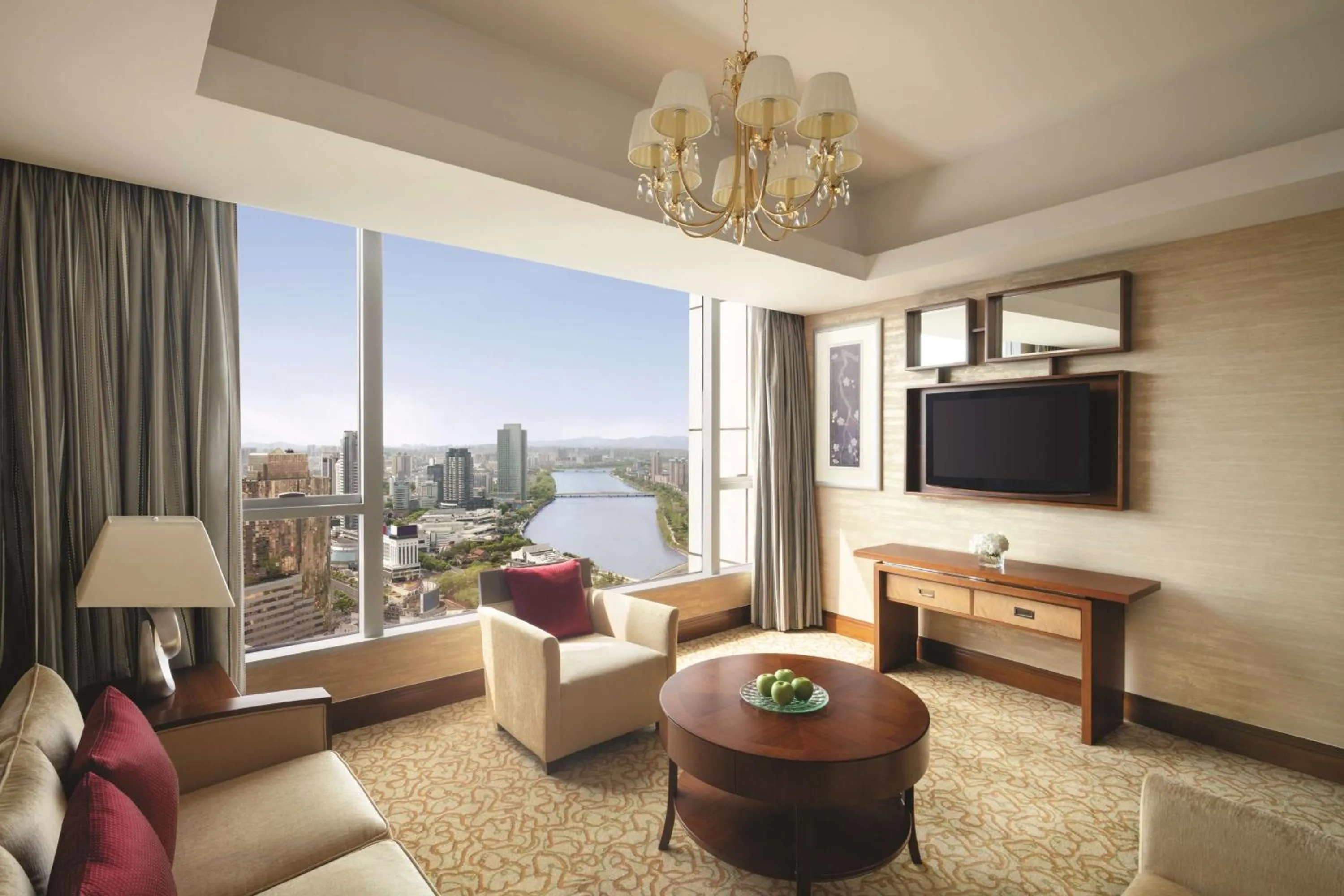 Living room in Shangri-La Ningbo