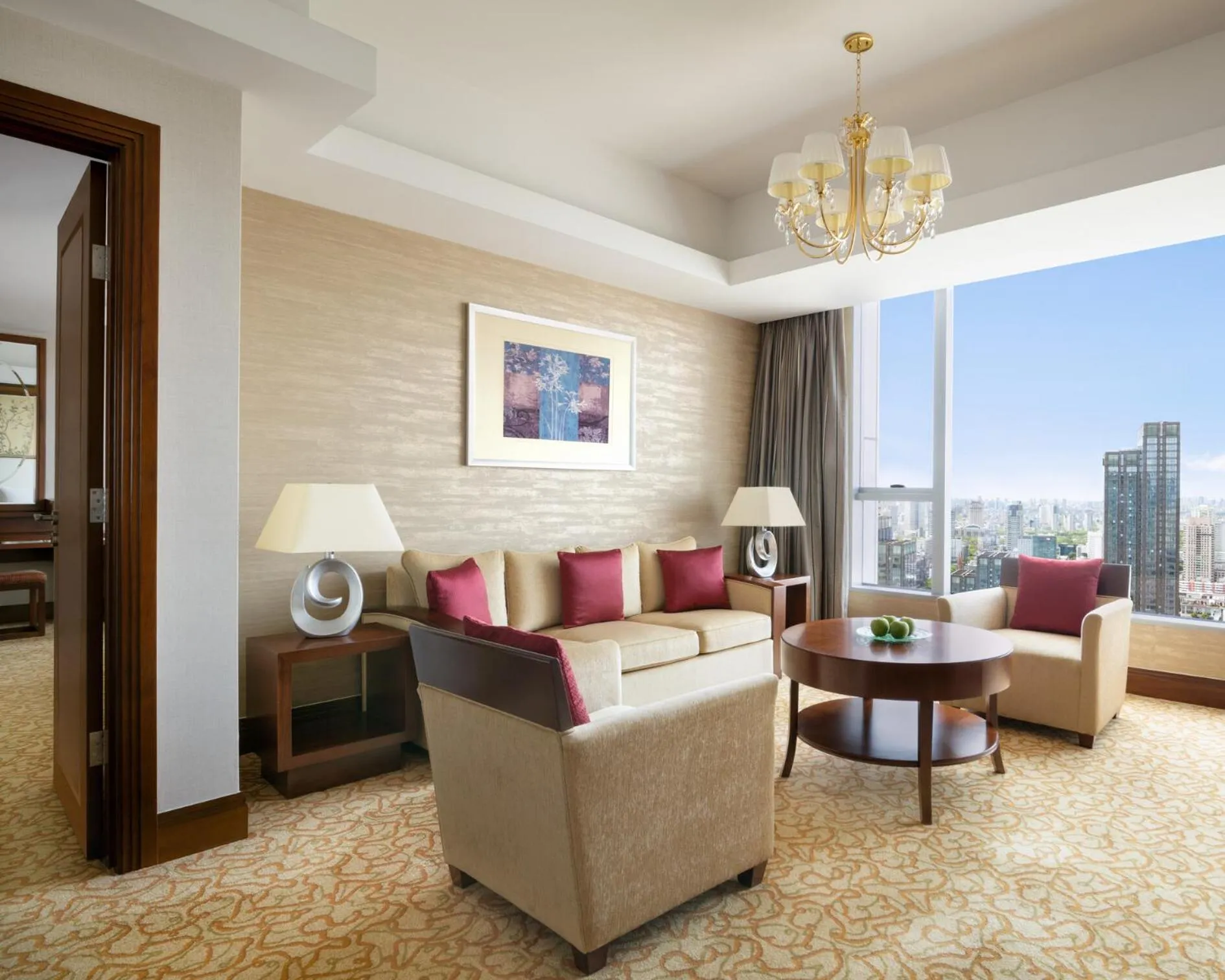 Living room in Shangri-La Ningbo