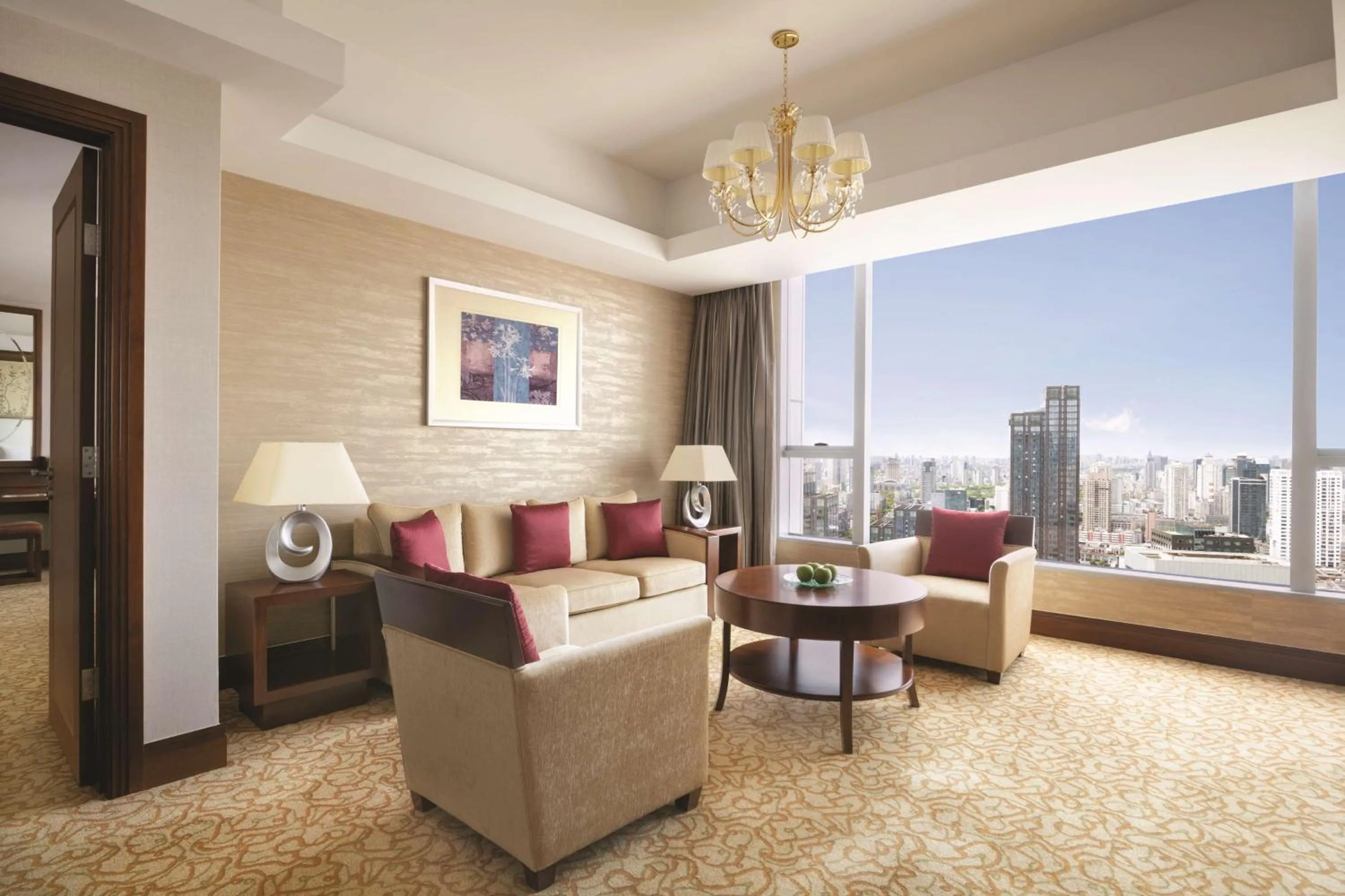 Living room in Shangri-La Ningbo