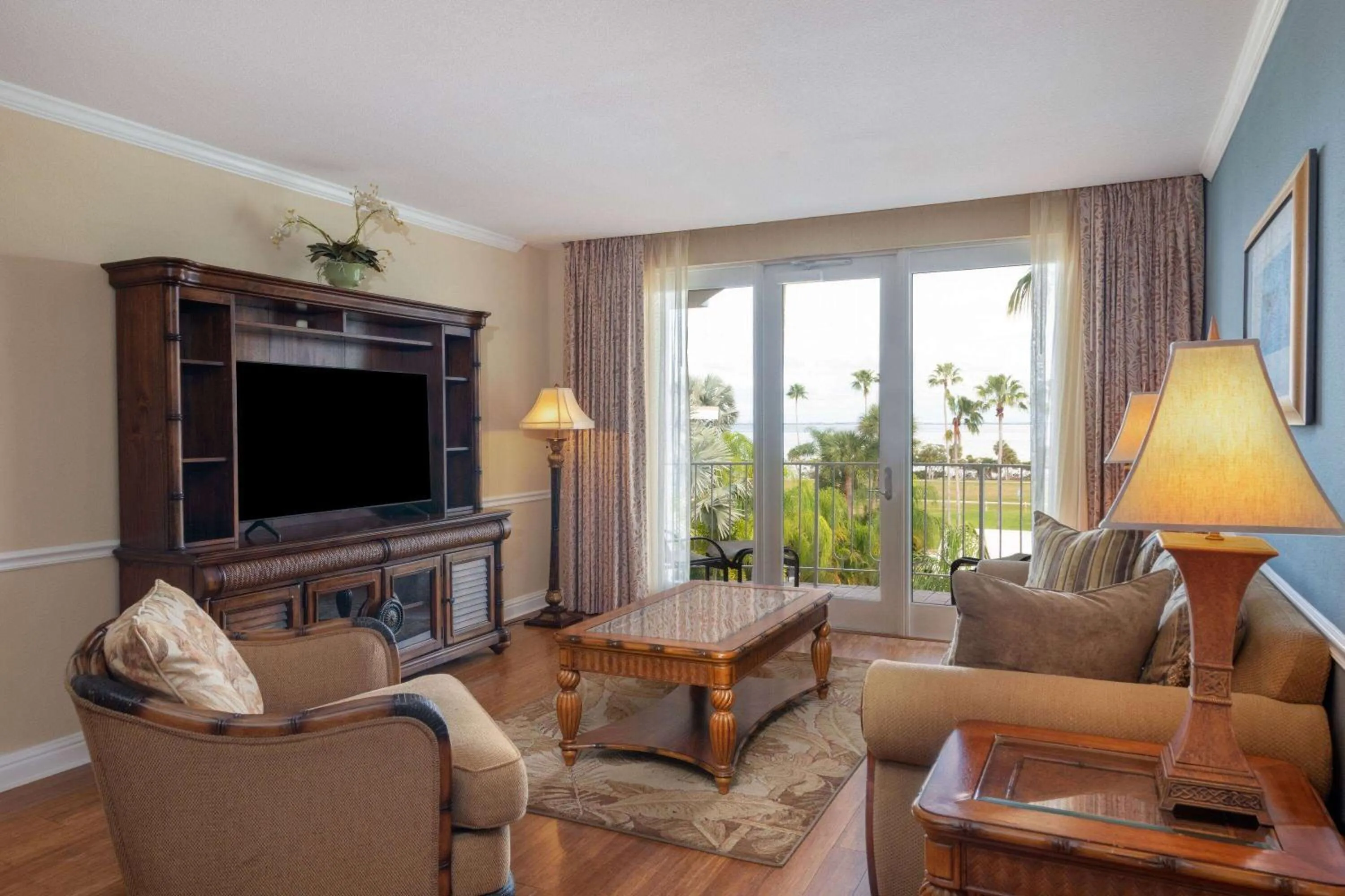 Bed in Safety Harbor Resort & Spa Trademark Collection by Wyndham