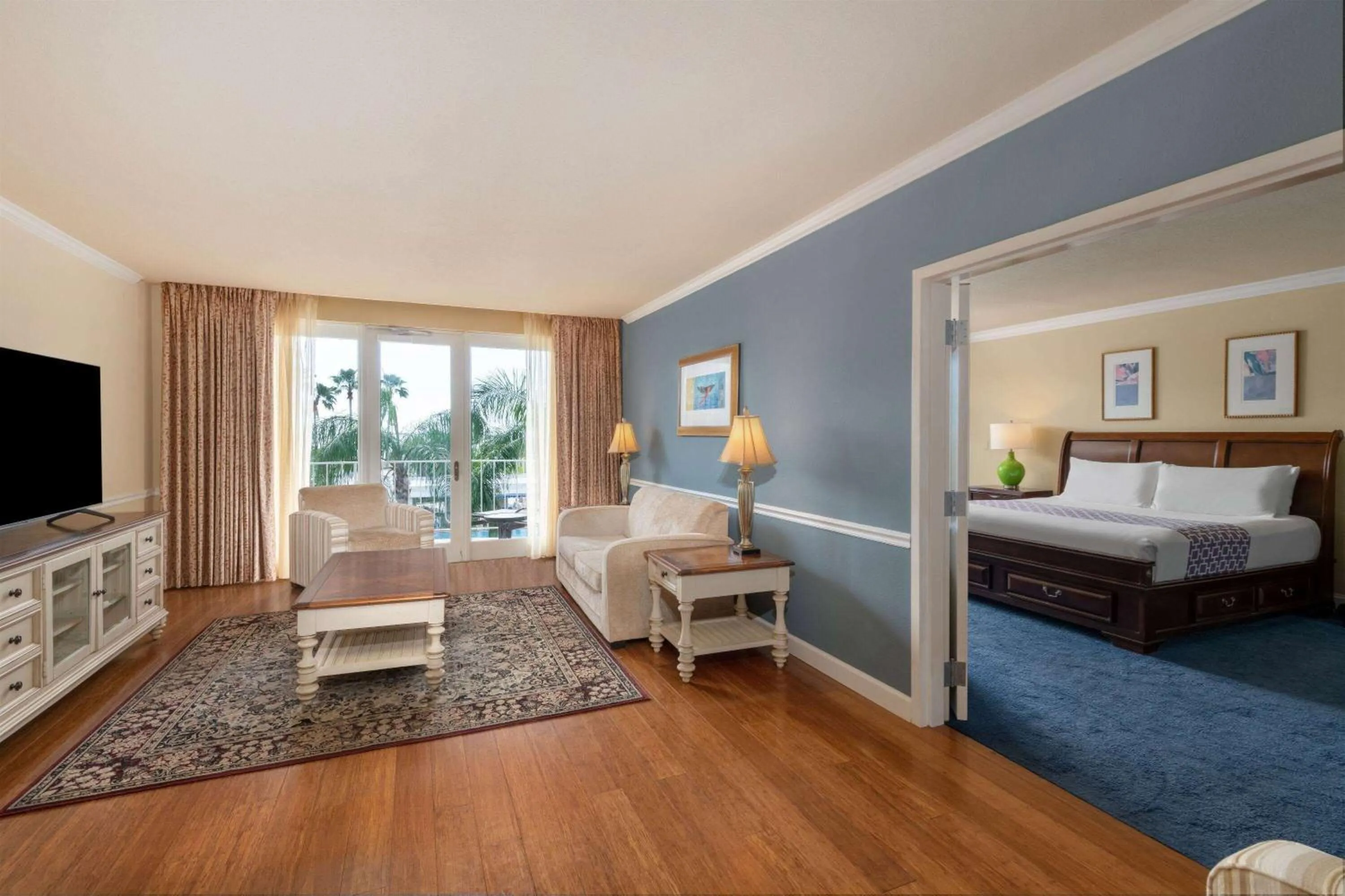 Bed in Safety Harbor Resort & Spa Trademark Collection by Wyndham