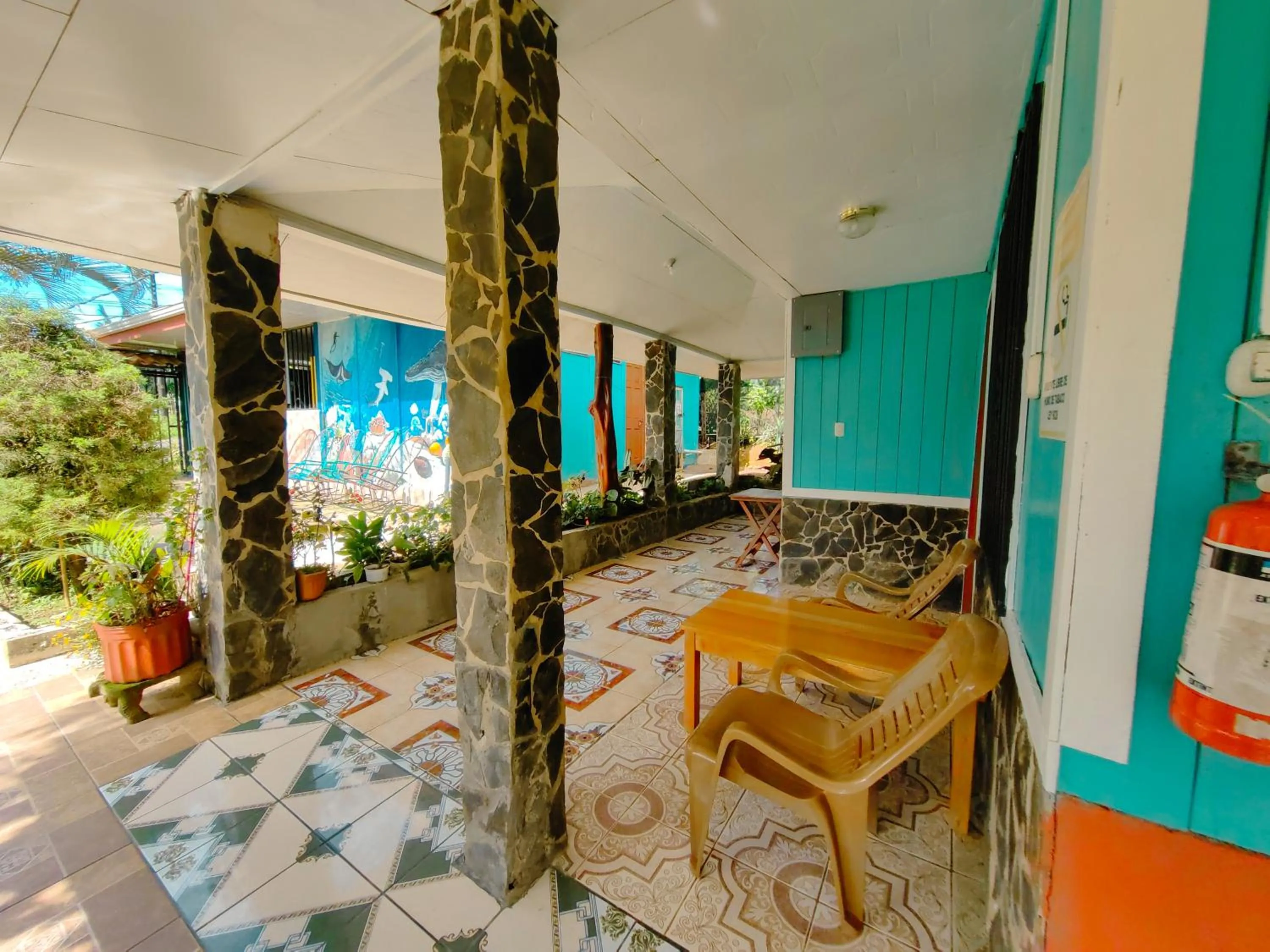 Balcony/Terrace in Hotel Casa Gitana Corcovado Tour operador