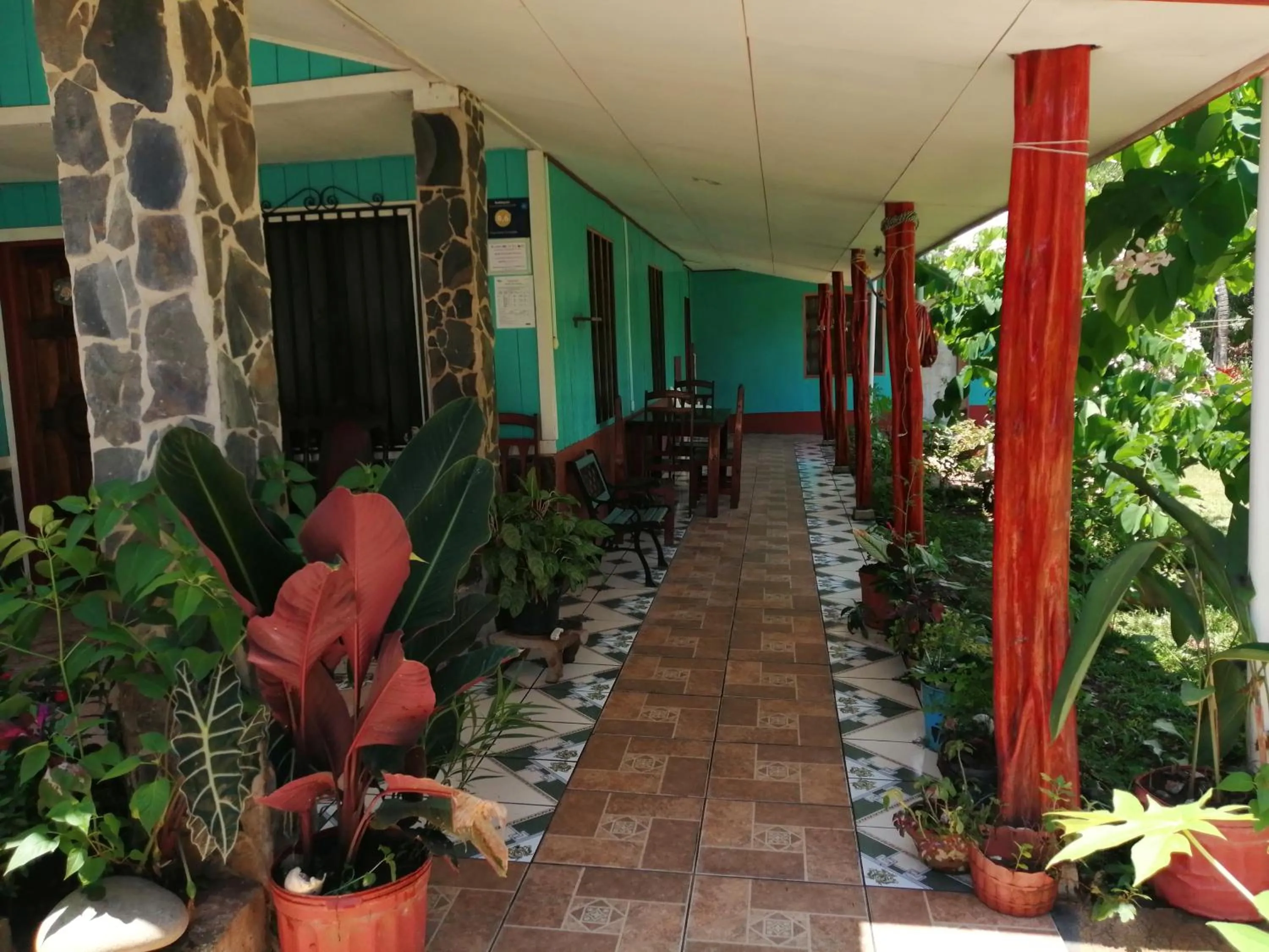 Garden view in Hotel Casa Gitana Corcovado Tour operador