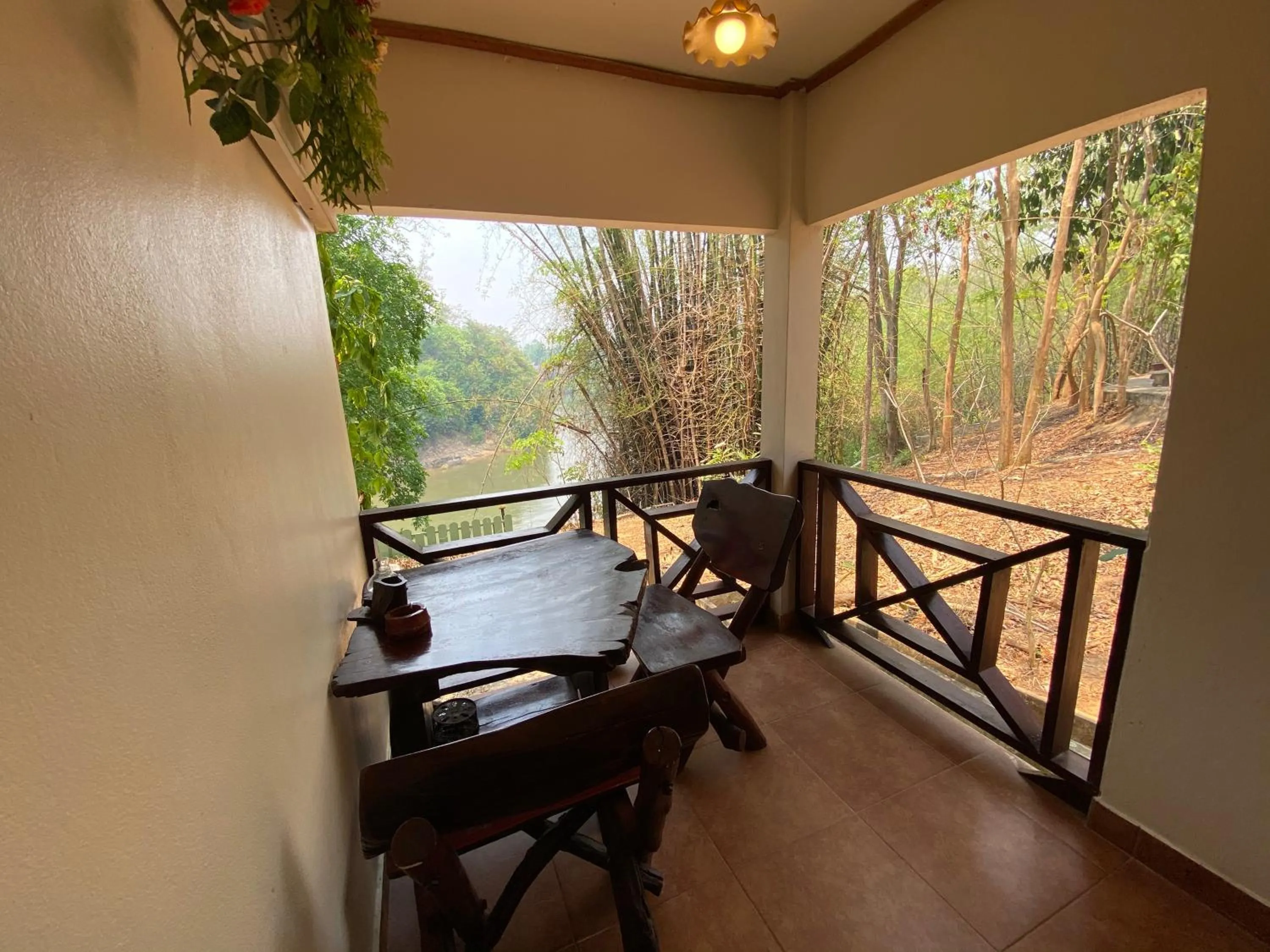 Balcony/Terrace in Saiyok River House