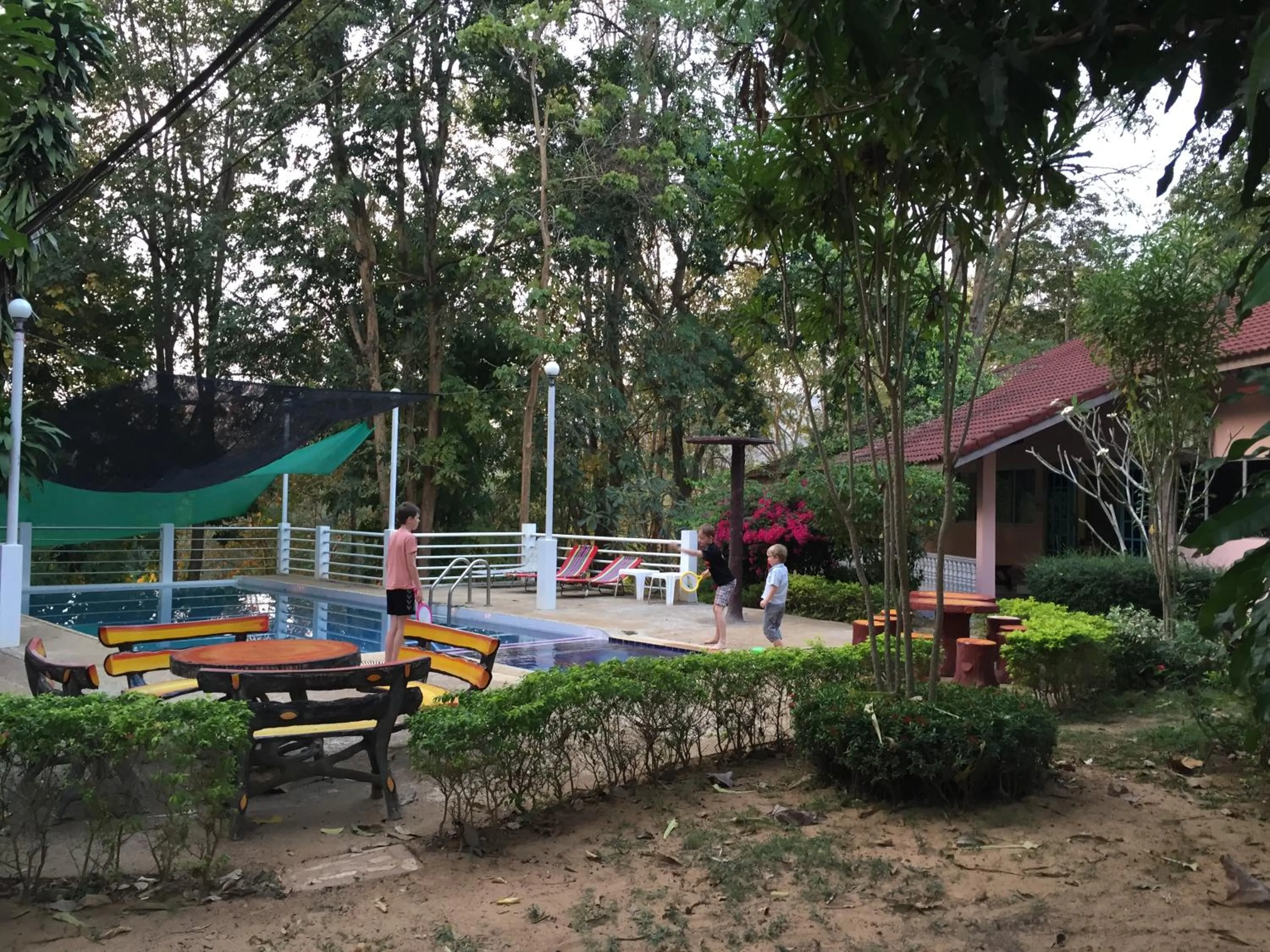 Children play ground in Saiyok River House