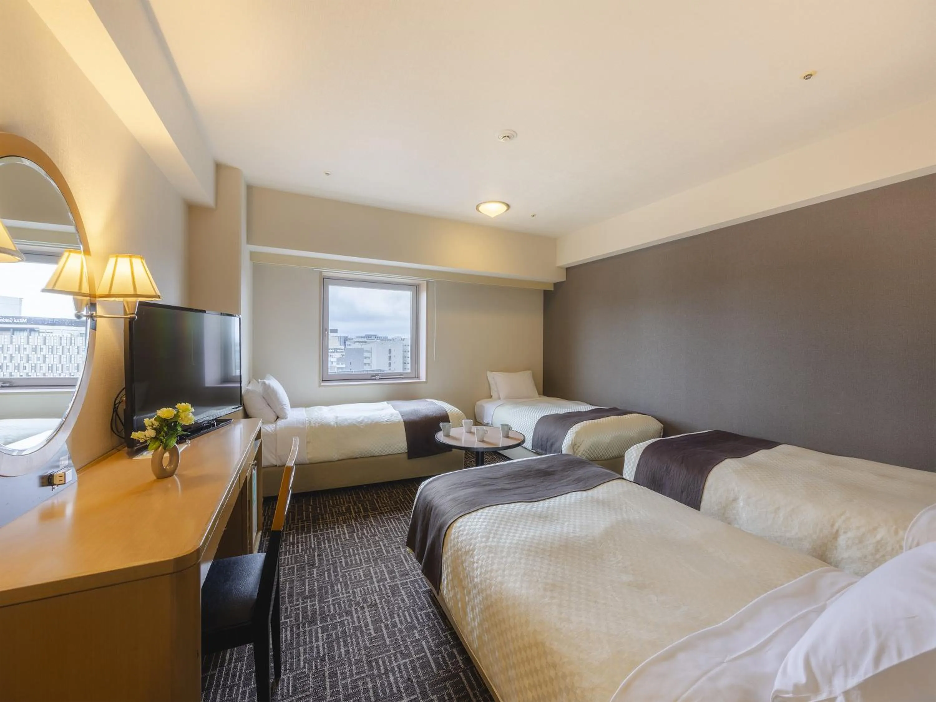 Photo of the whole room, Bed in Canal City Fukuoka Washington Hotel