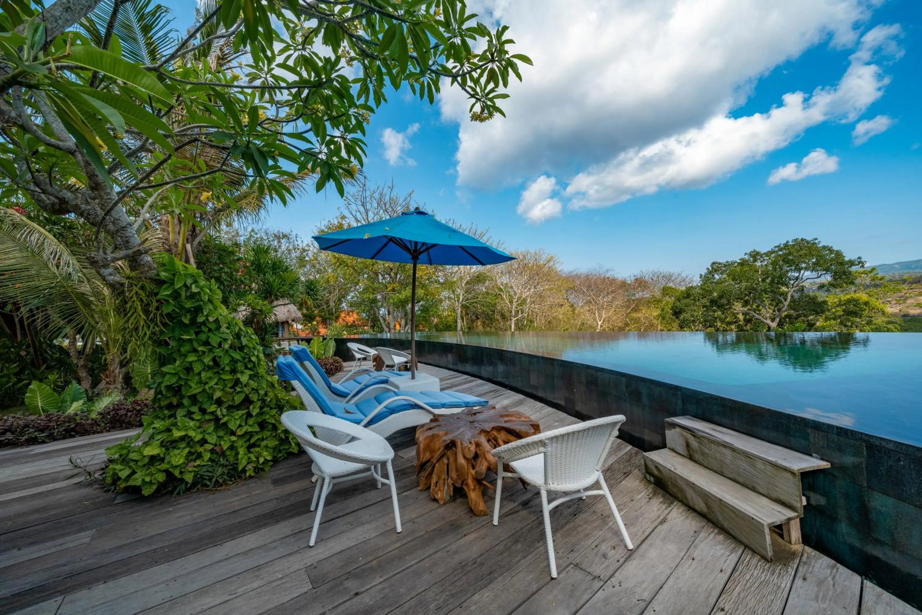 Swimming pool in C-View Villas