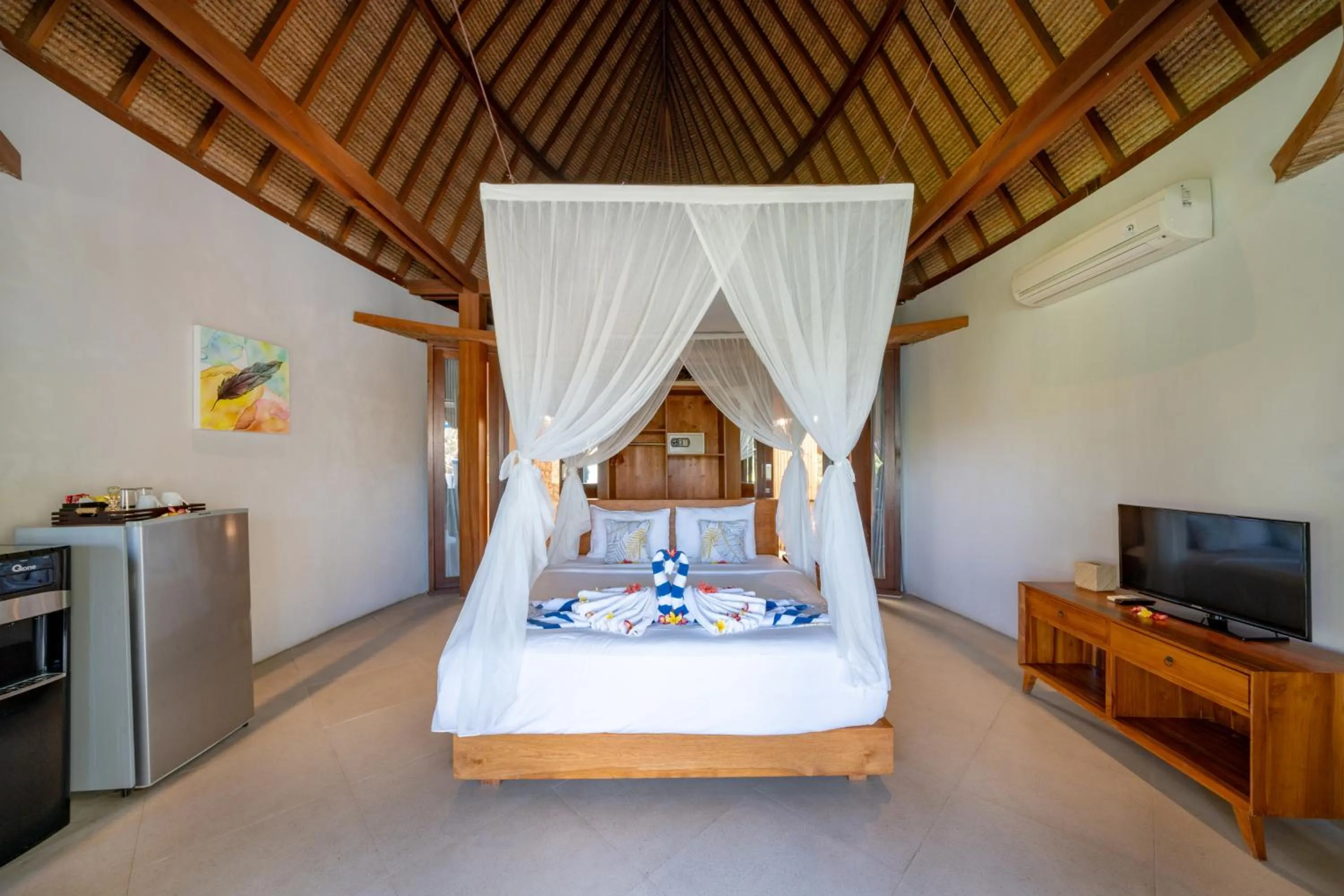 Bedroom, Bed in C-View Villas