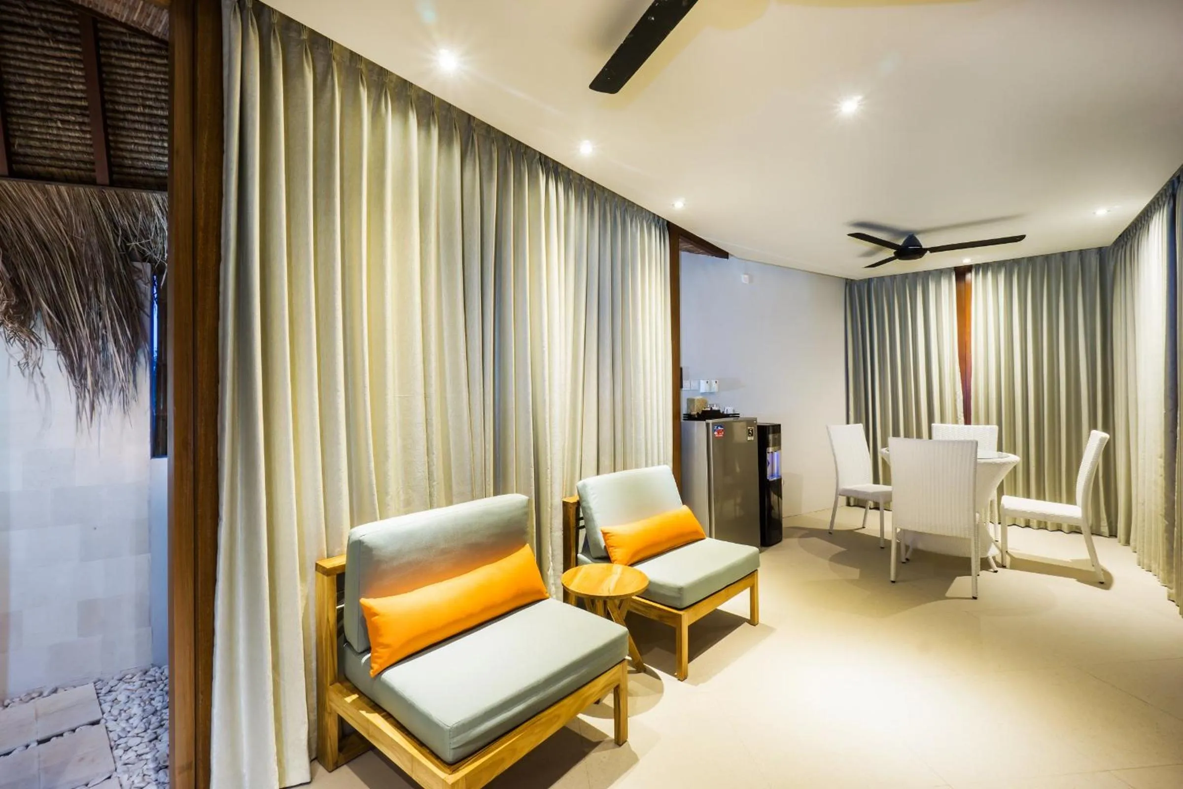 Living room in C-View Villas