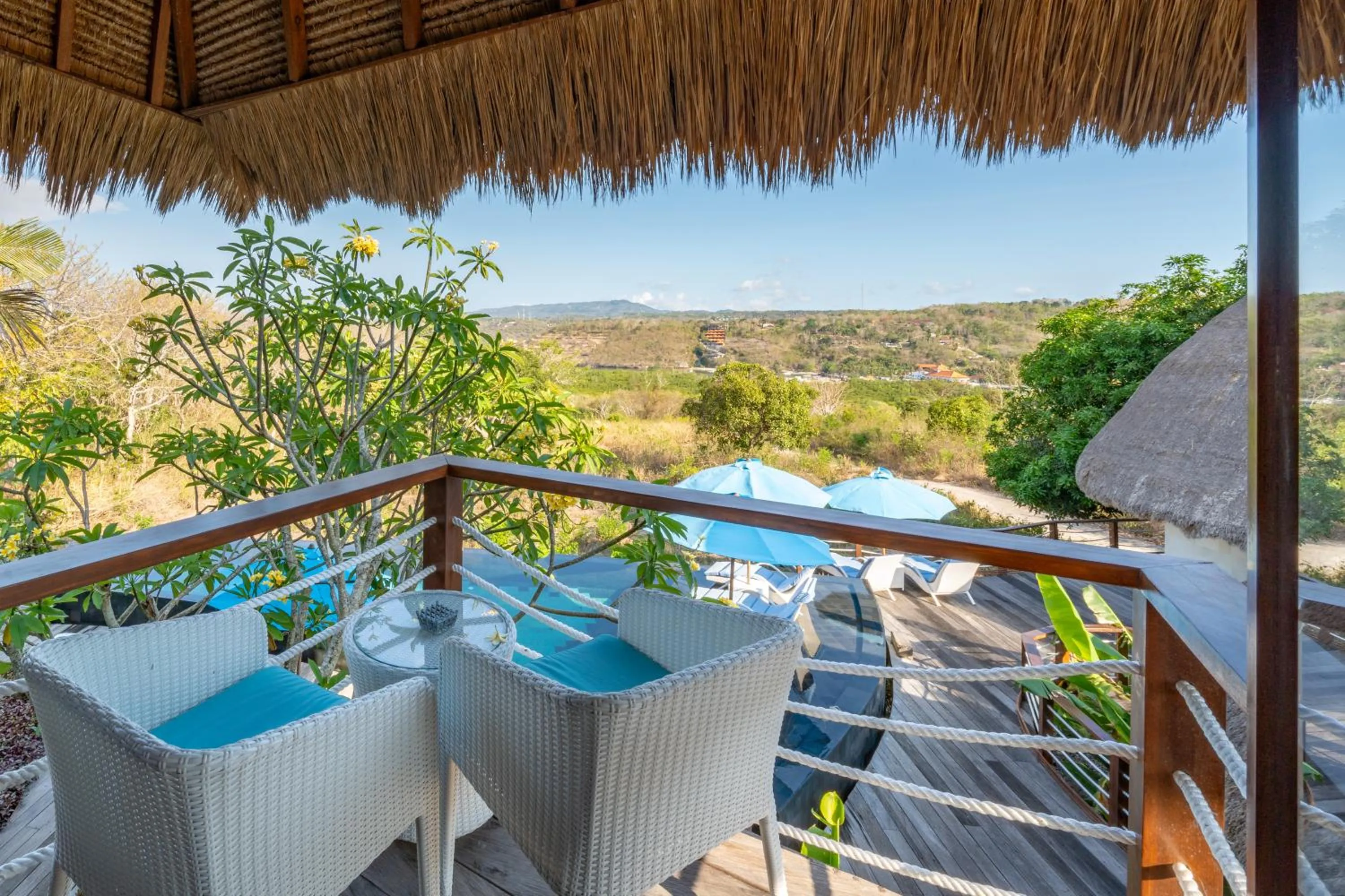 Patio in C-View Villas