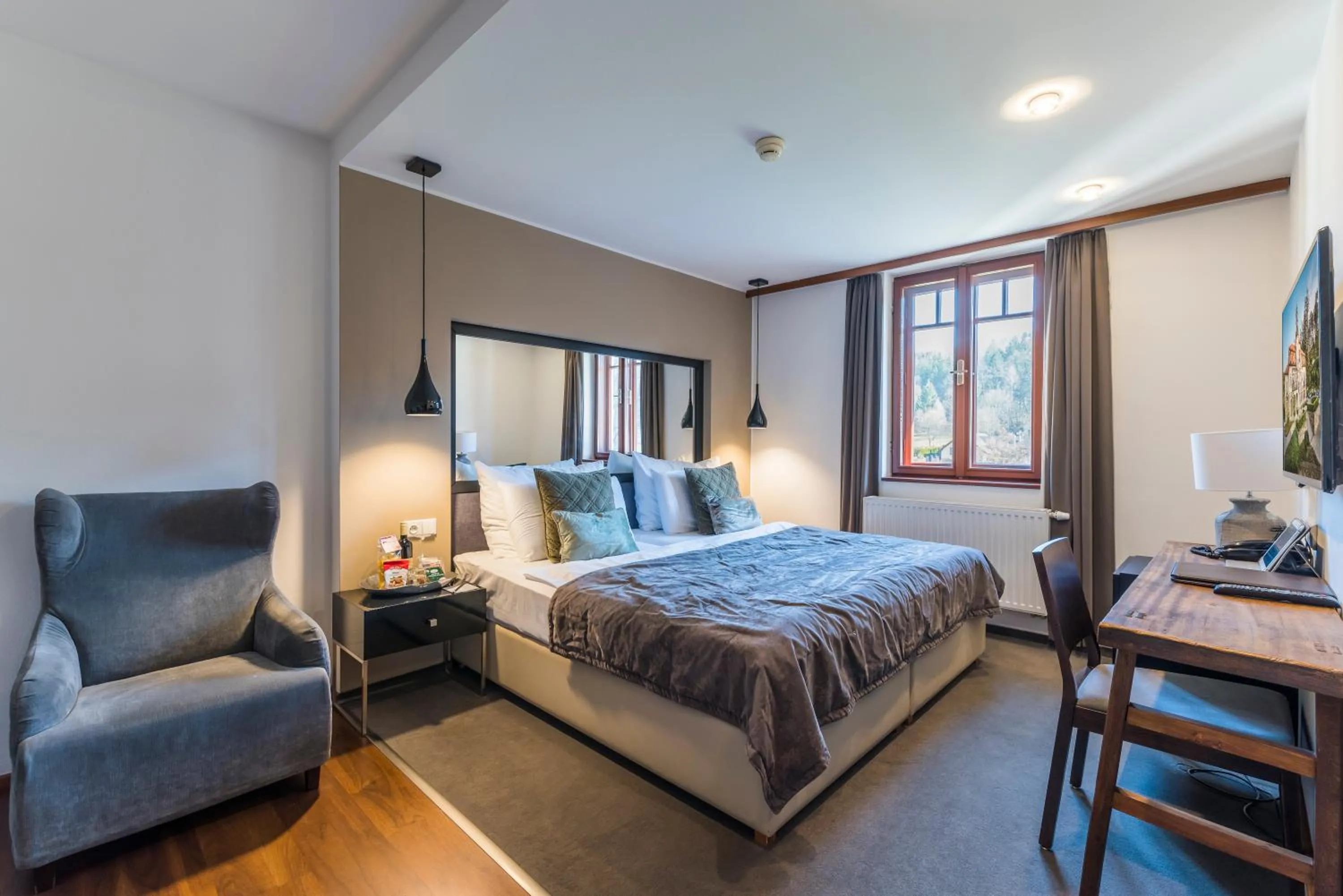 Bed in Wellness & spa hotel Augustiniánský dům