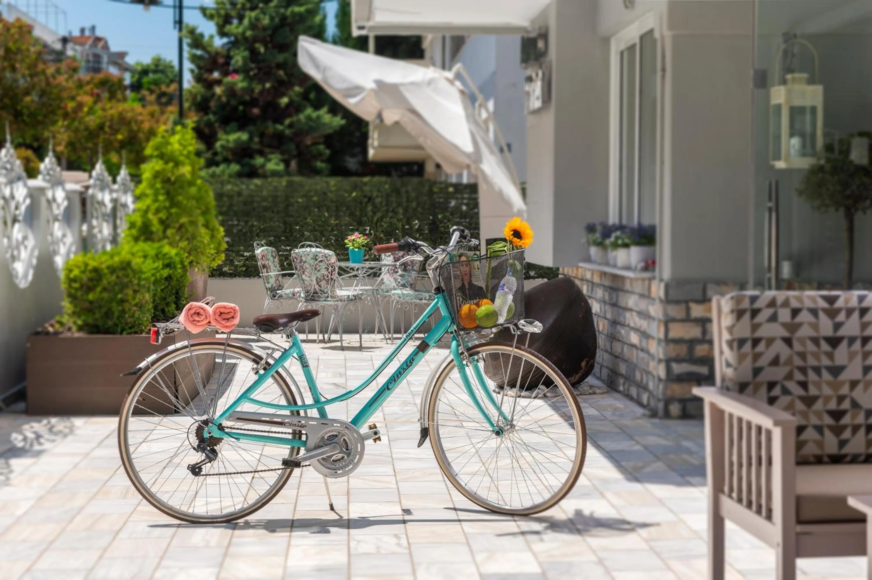 Property building in Ouzas luxury Hotel