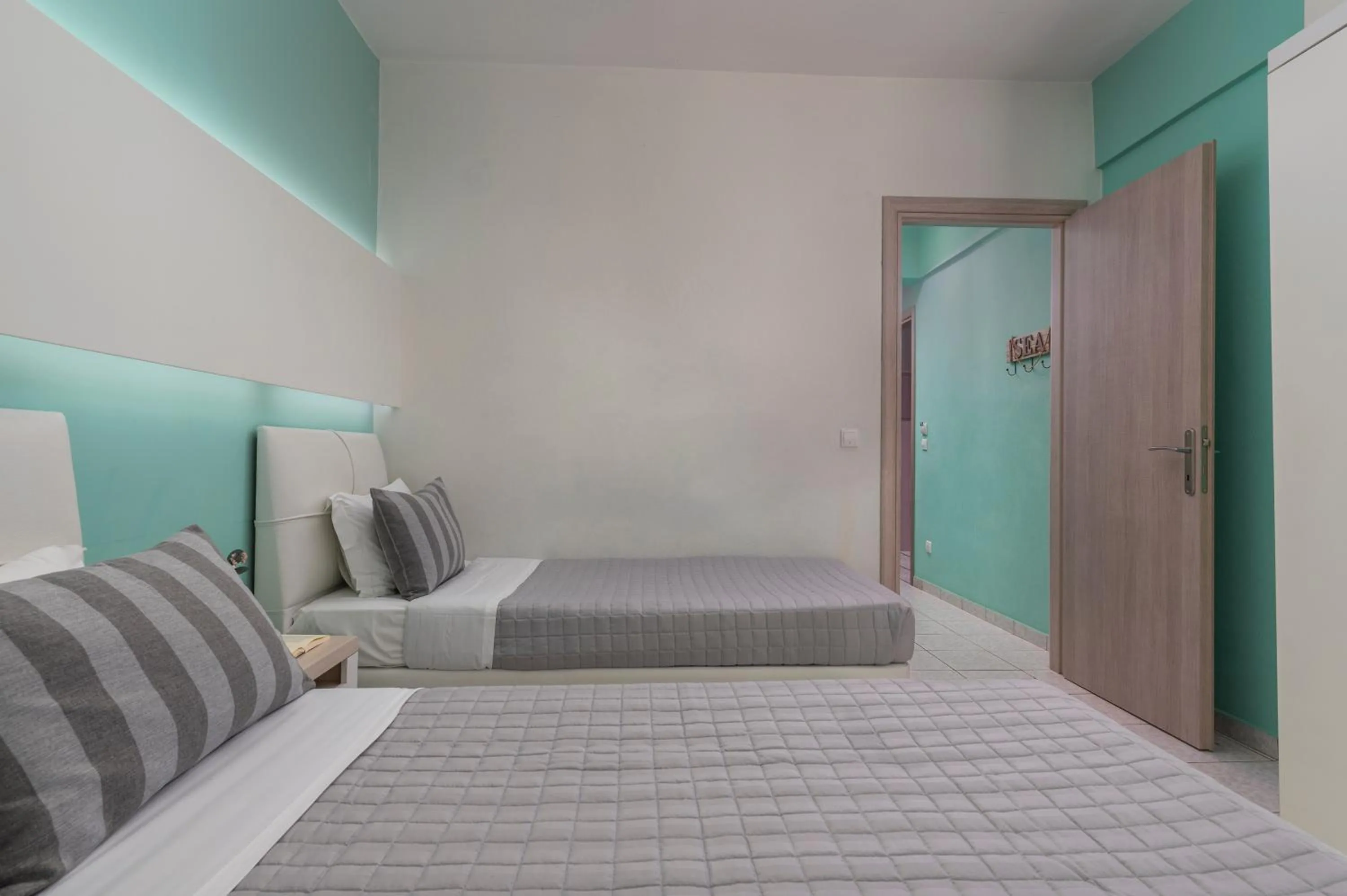 Bed in Ouzas luxury Hotel