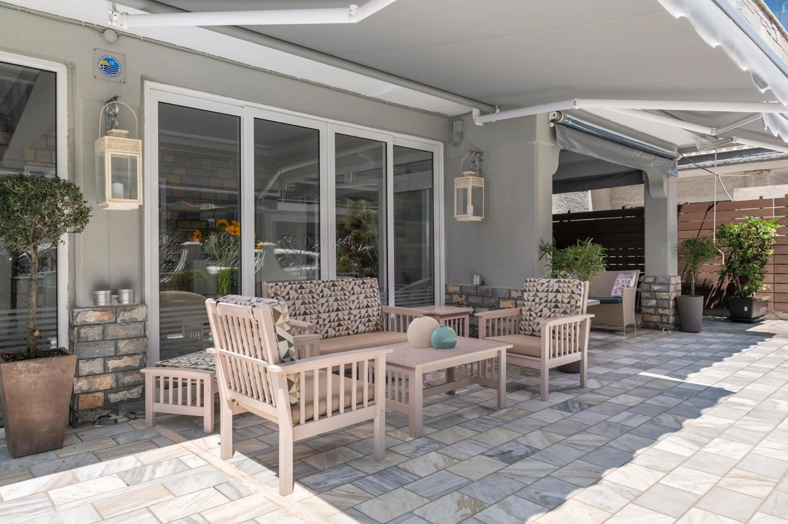 Property building in Ouzas luxury Hotel