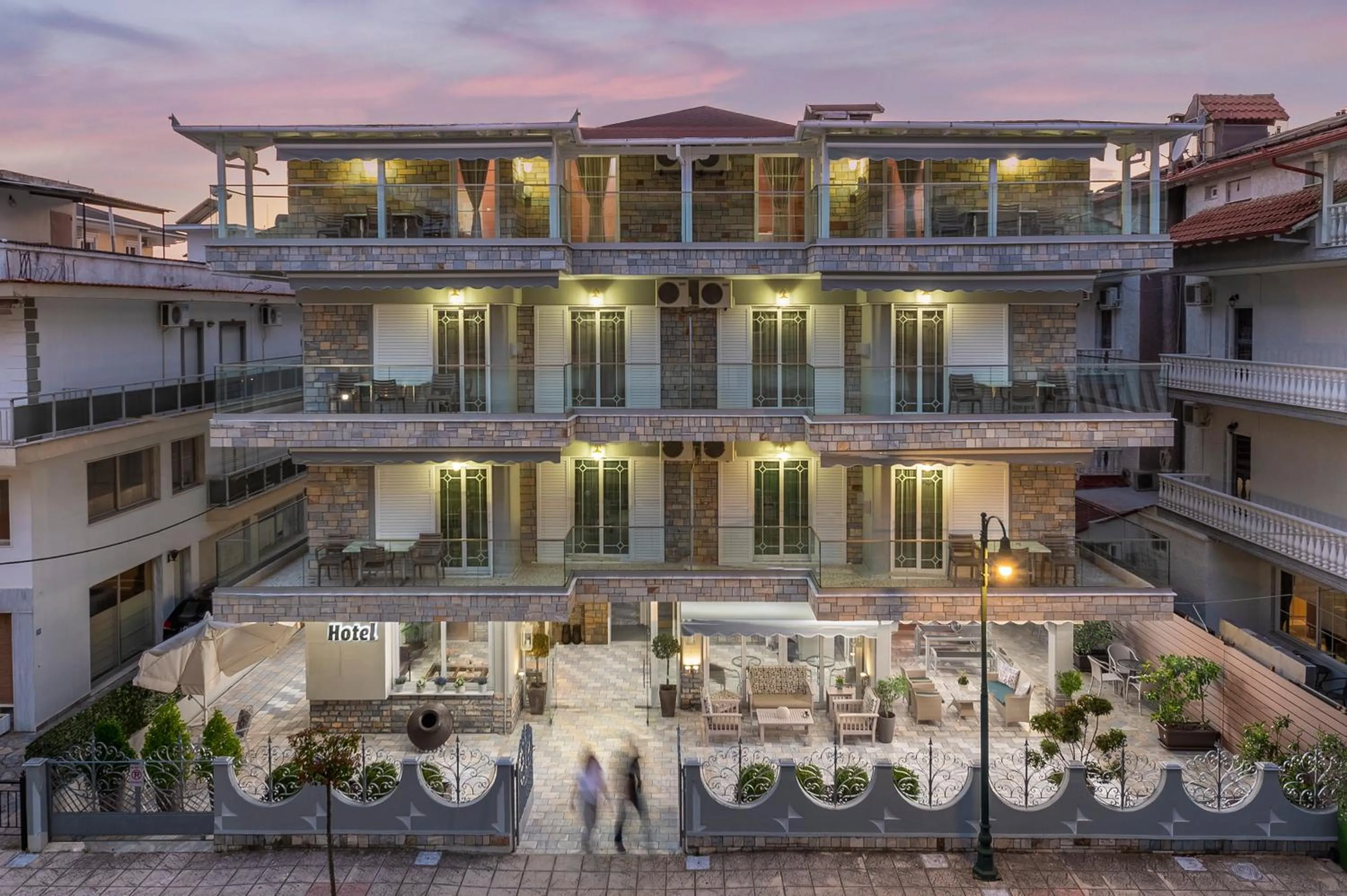 Property building in Ouzas luxury Hotel