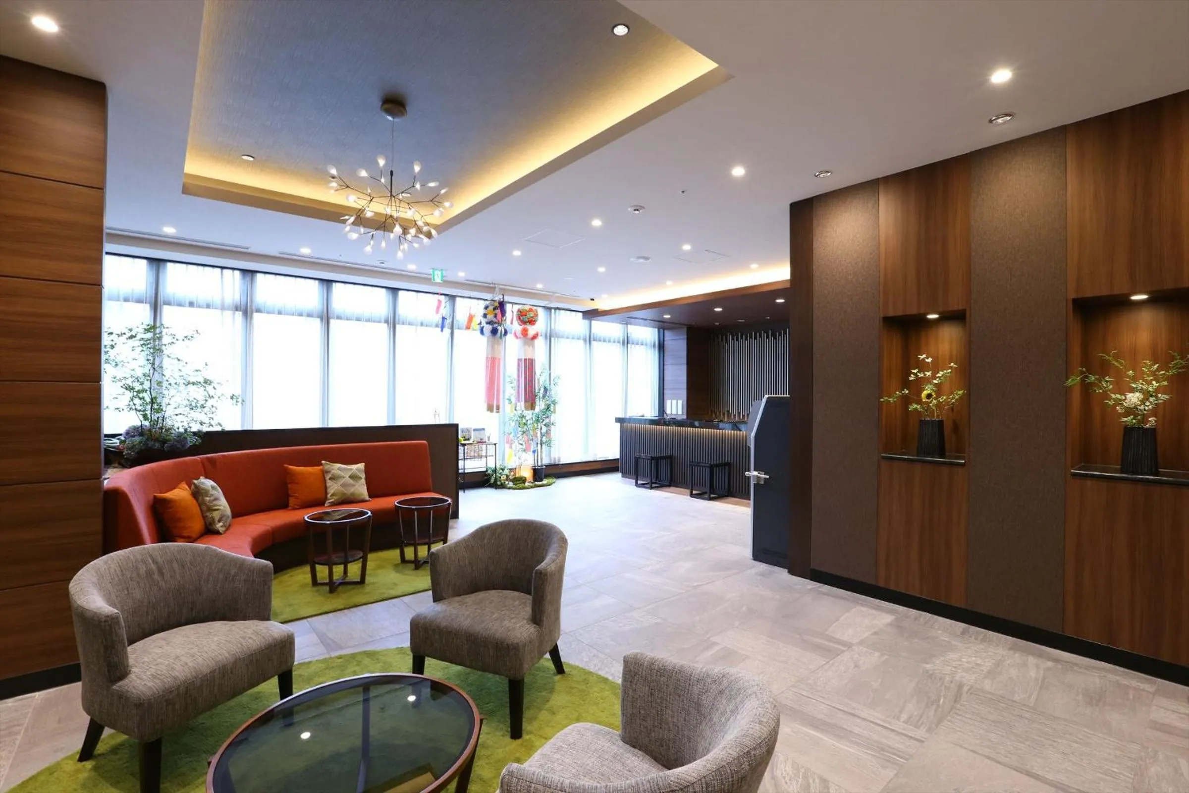 Lobby or reception in Almont Hotel Sendai