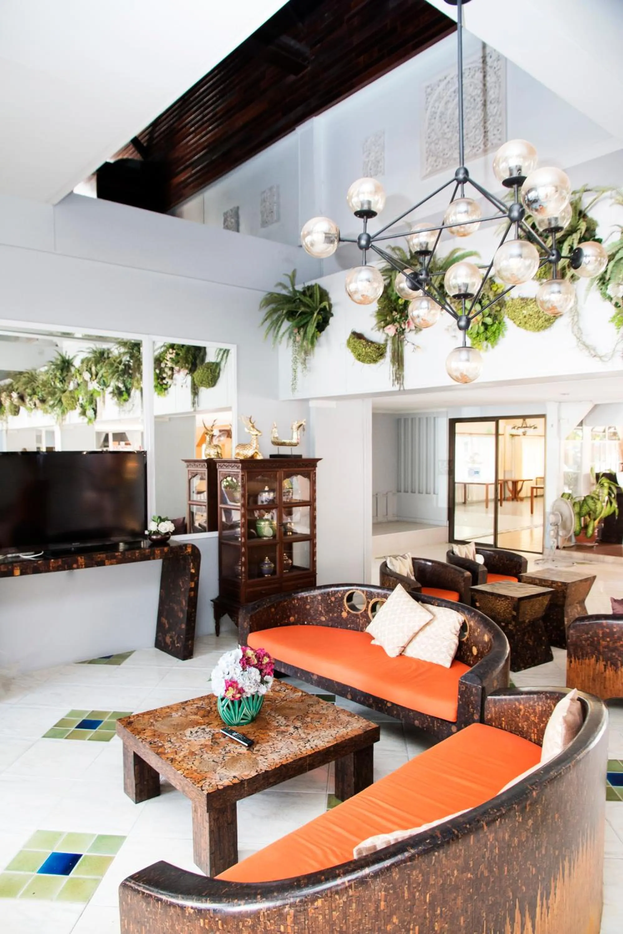 Seating area in S Lodge Pattaya formally Sabai Lodge