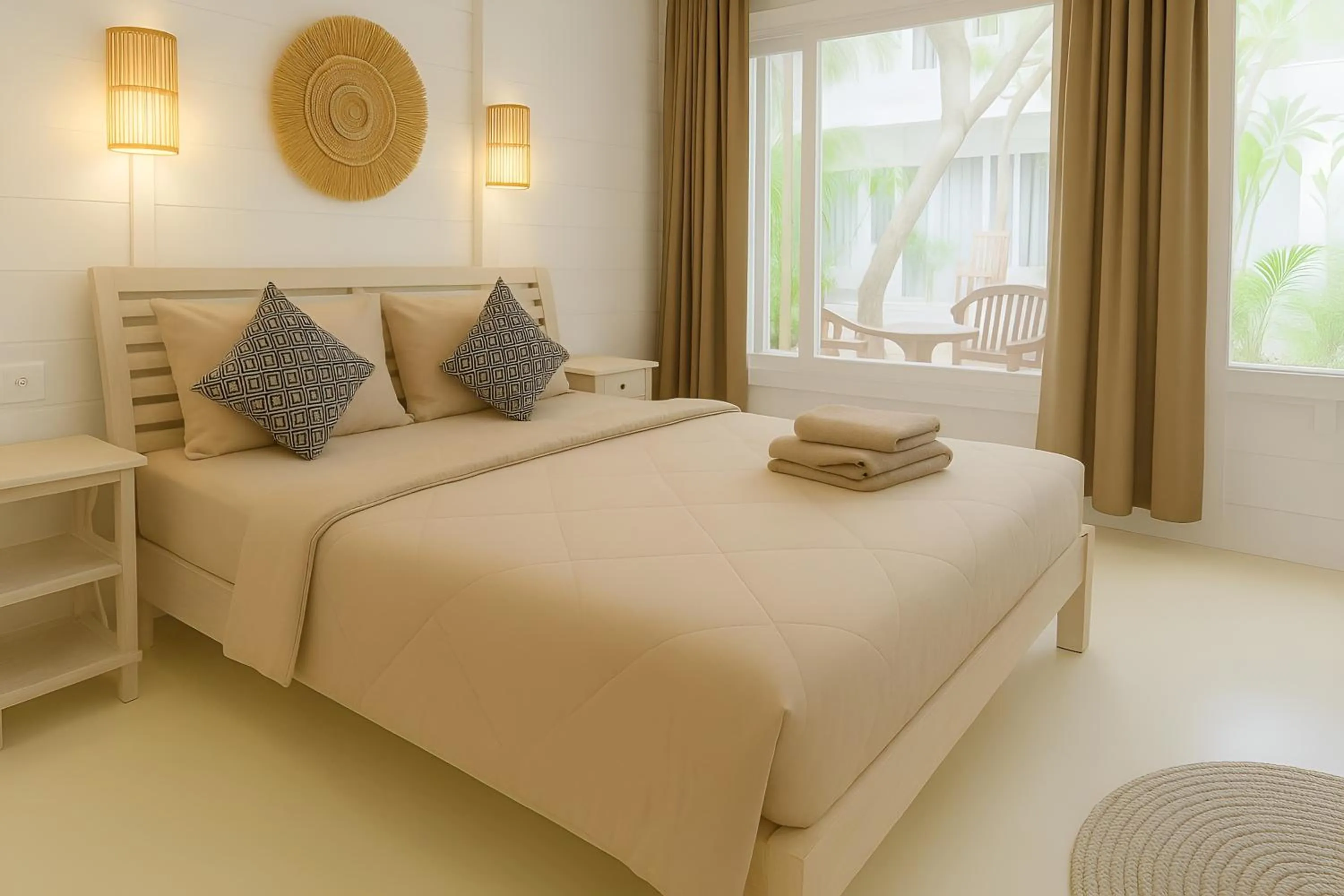 Bedroom, Bed in Easy Surf Camp