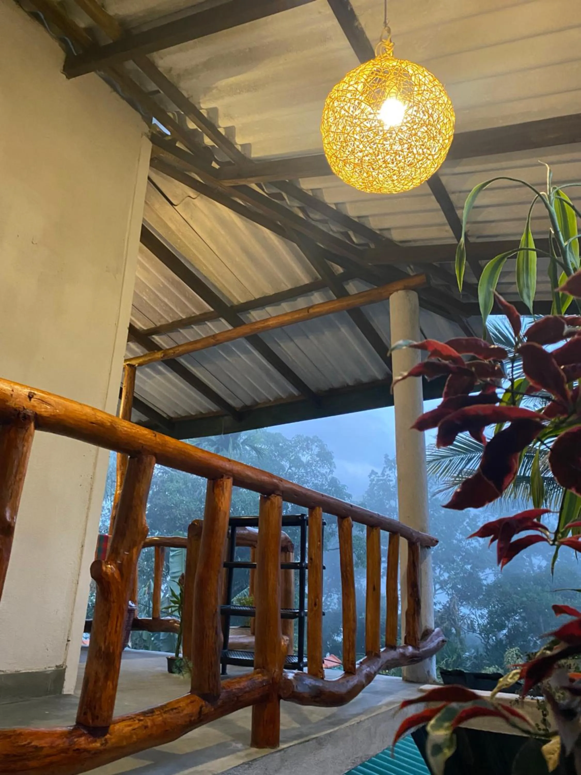 Balcony/Terrace in Cozy Homestay Waterfall Road Ella