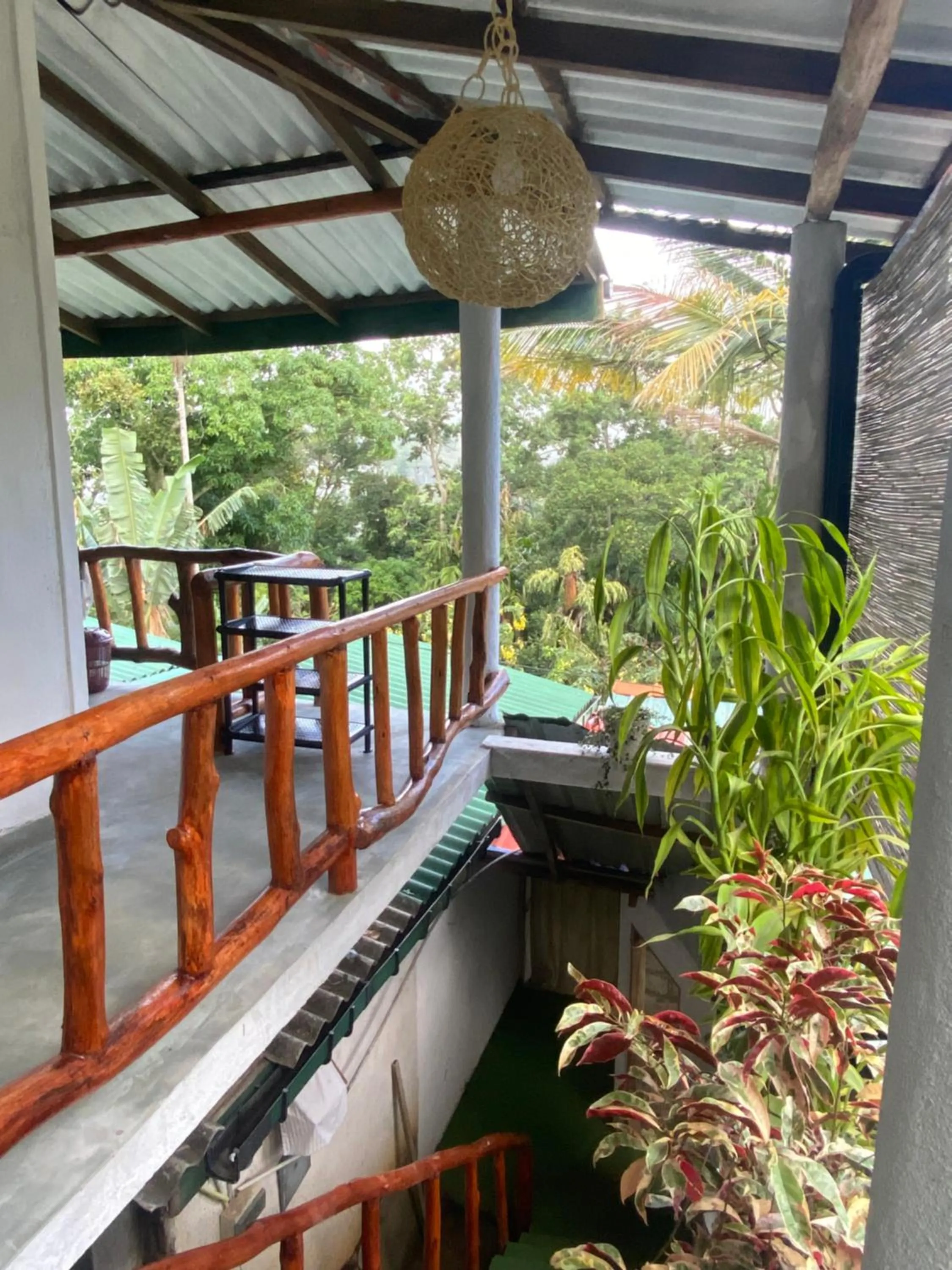 Balcony/Terrace in Cozy Homestay Waterfall Road Ella