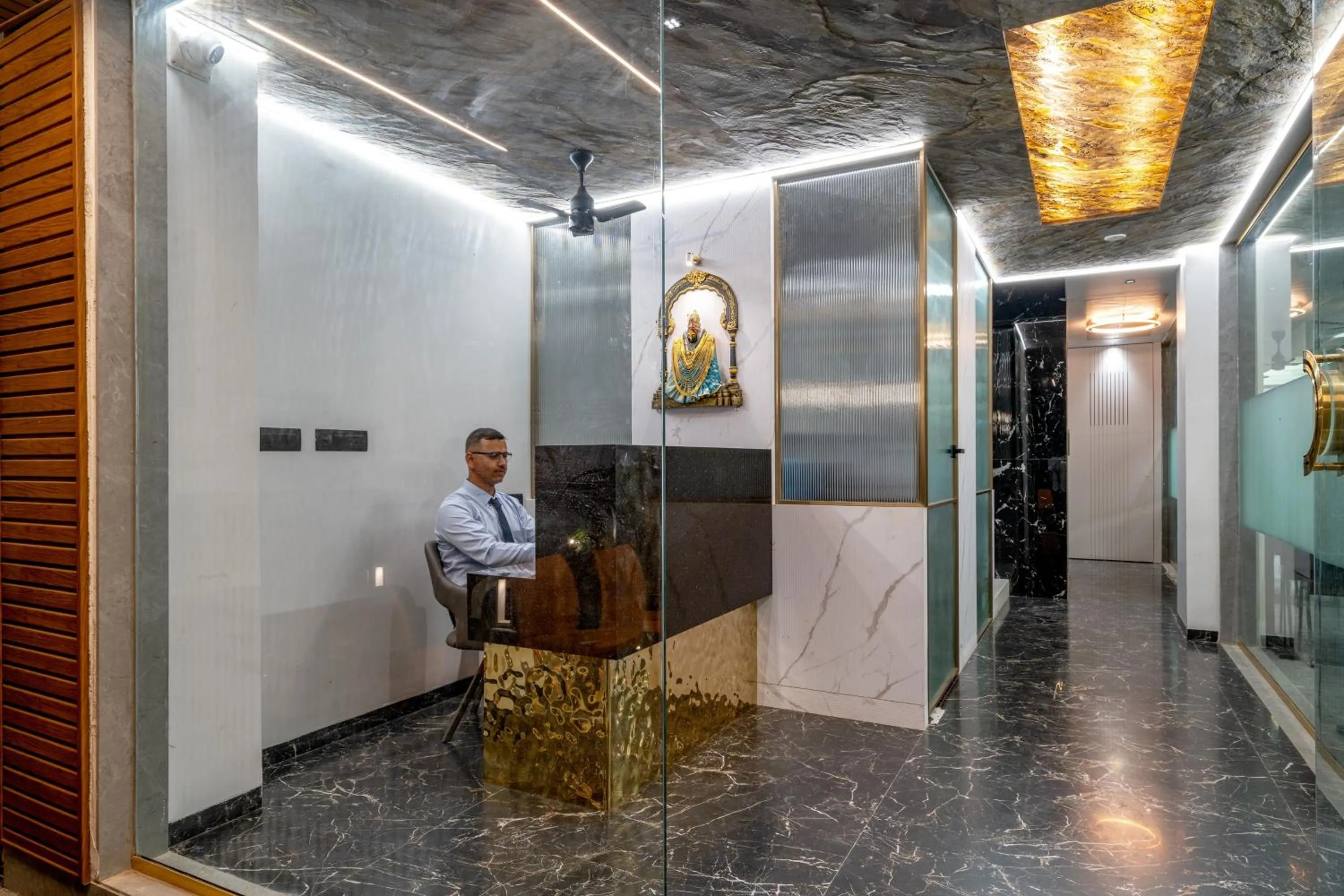 Lobby or reception in Hotel Darshan Executive