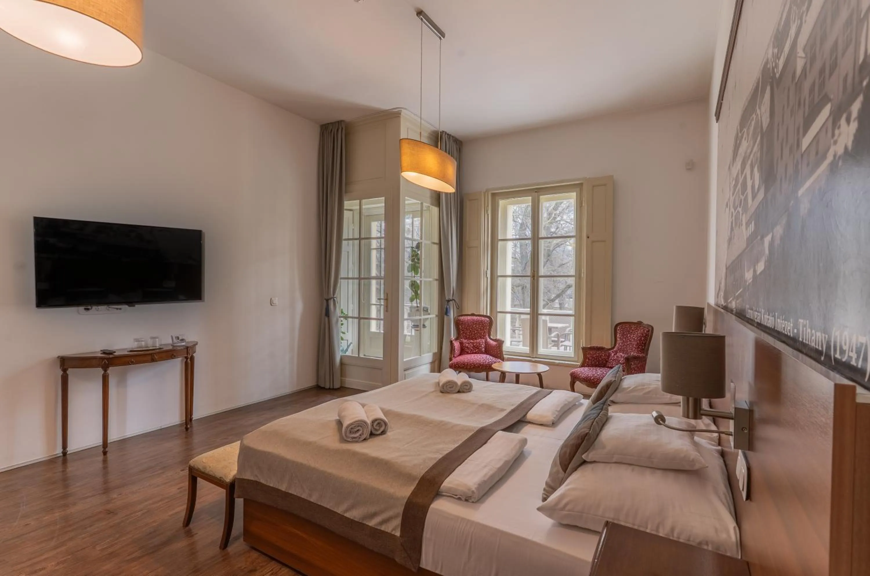 Bed in Klebelsberg Kastély Budapest