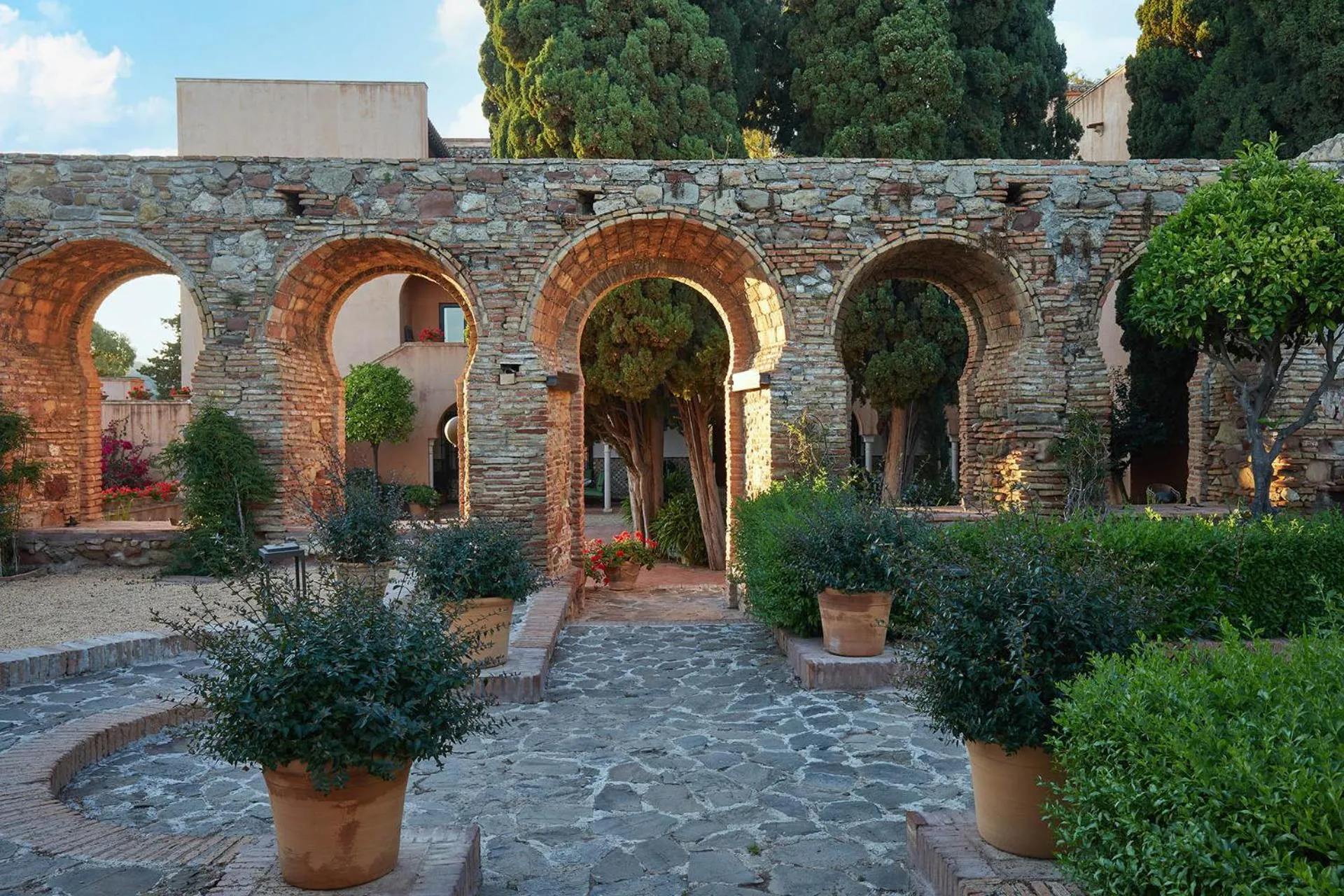 Patio in Soho Boutique Castillo de Santa Catalina - Adults Recommended