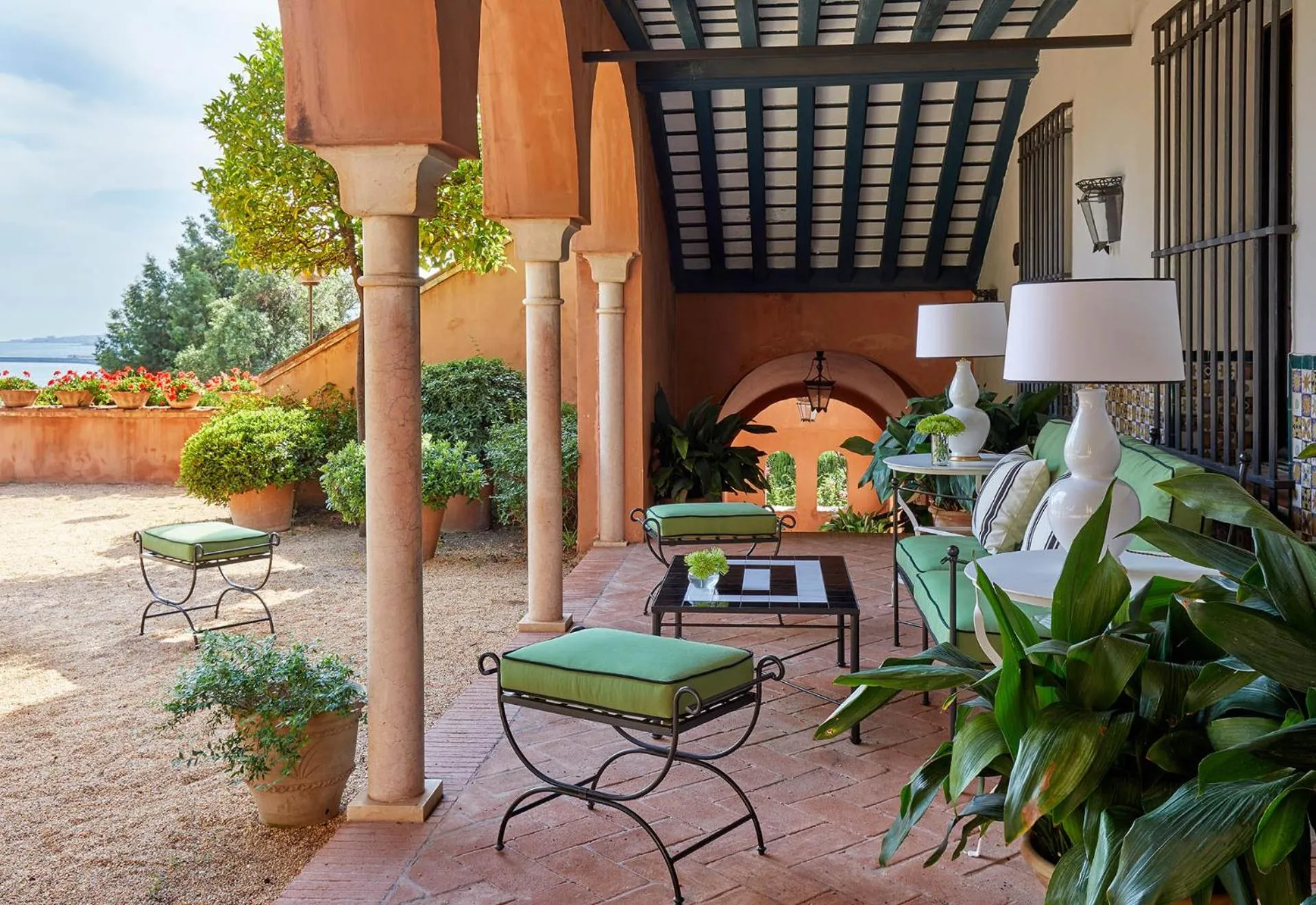 Patio in Soho Boutique Castillo de Santa Catalina - Adults Recommended