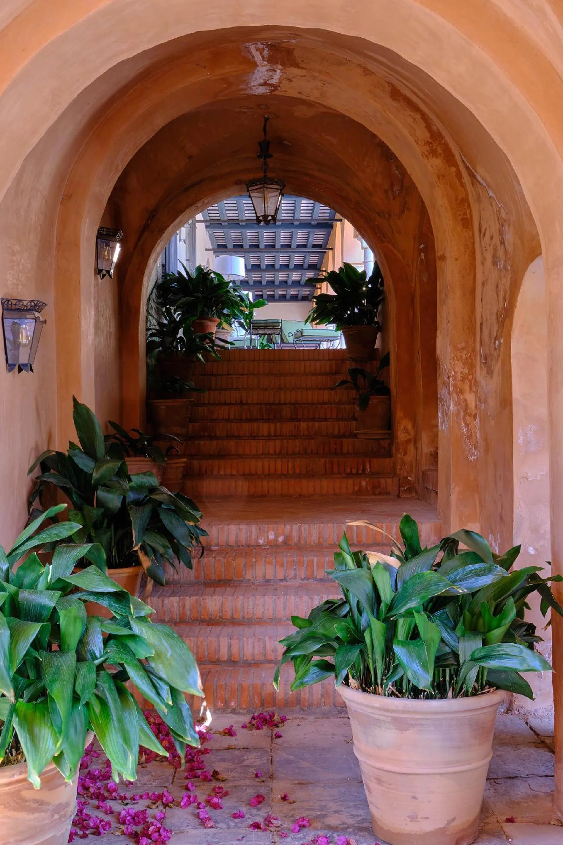 Patio in Soho Boutique Castillo de Santa Catalina - Adults Recommended