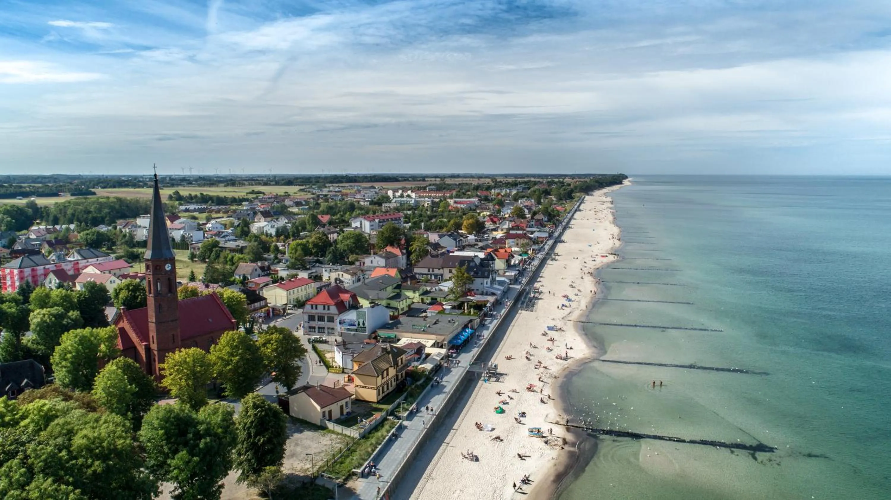 Bird's eye view in Dobre smaki at Wczasowa8 sea resort