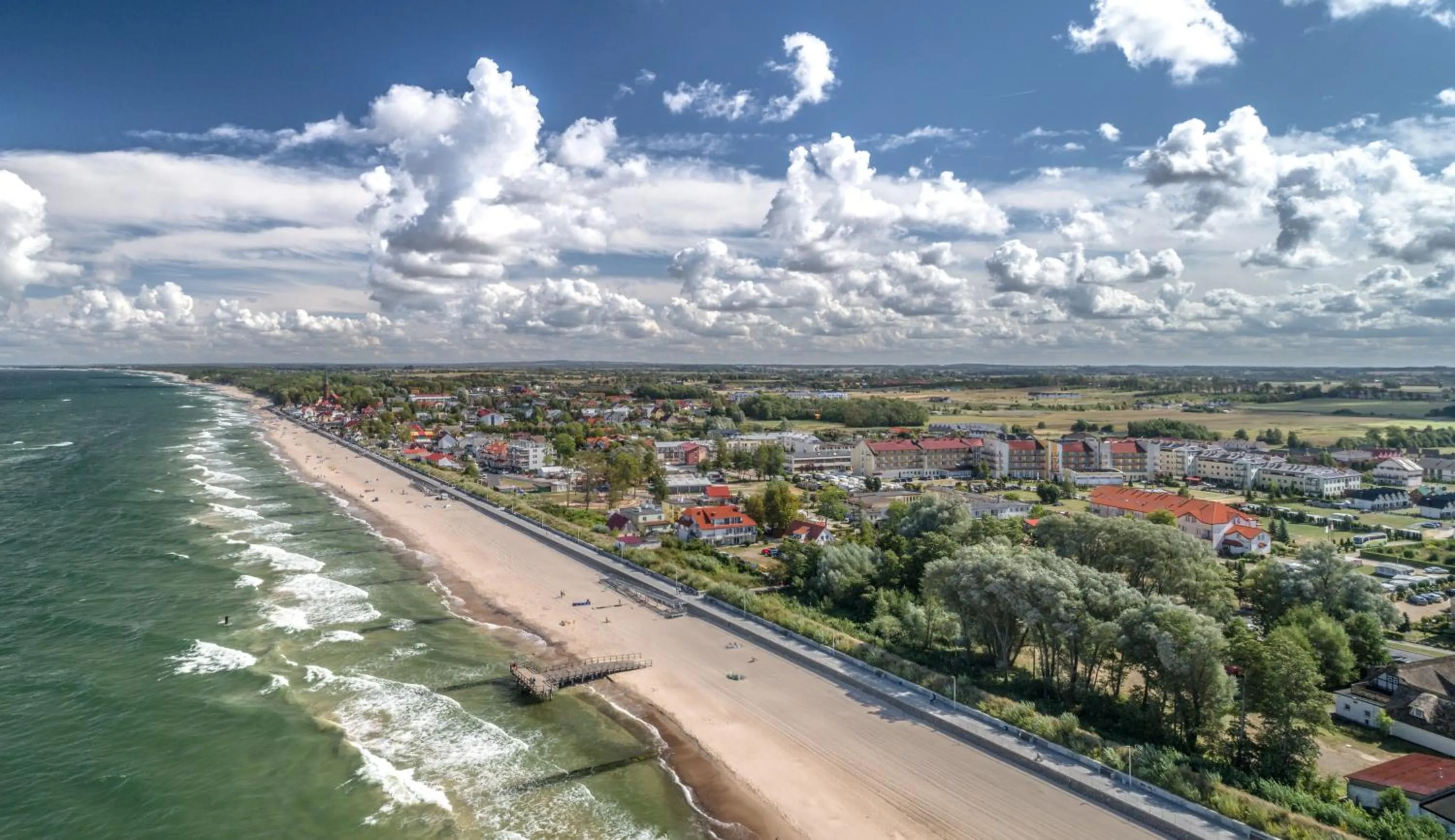 Bird's eye view in Dobre smaki at Wczasowa8 sea resort