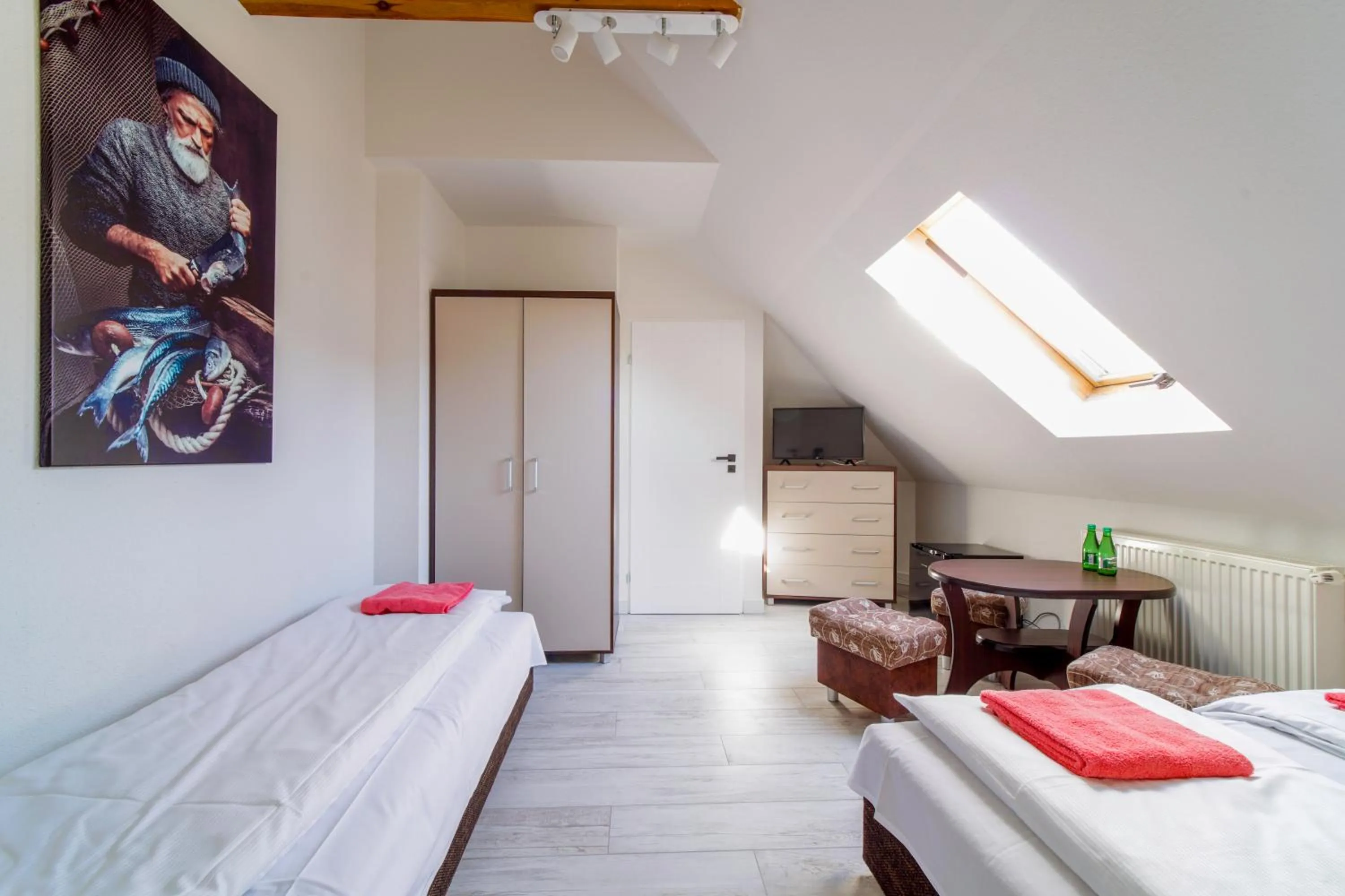 Bed in Dobre smaki at Wczasowa8 sea resort