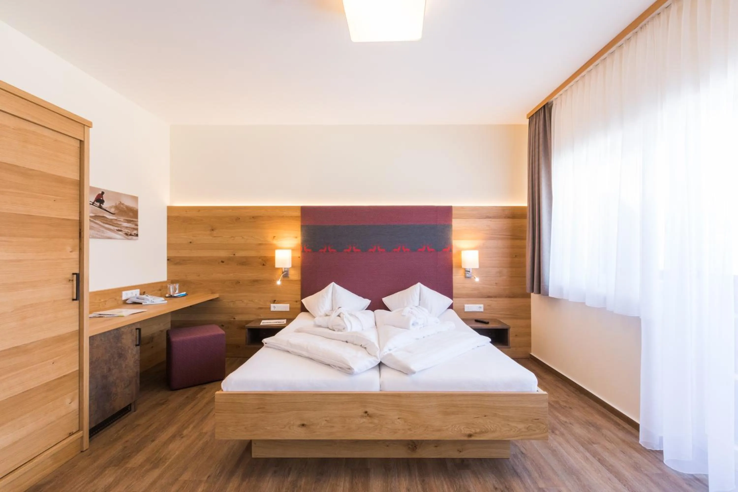 Bed in Panoramahotel Gürtl