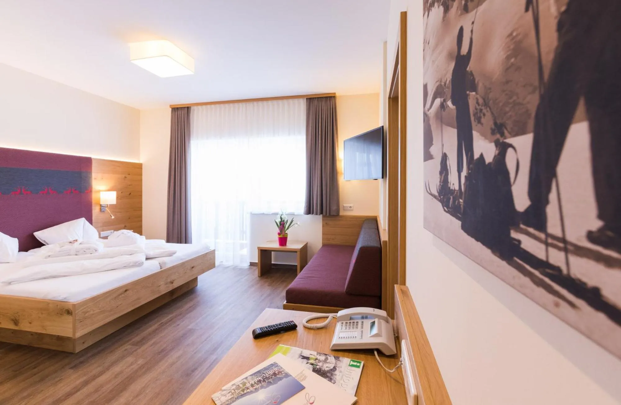 Photo of the whole room, Bed in Panoramahotel Gürtl